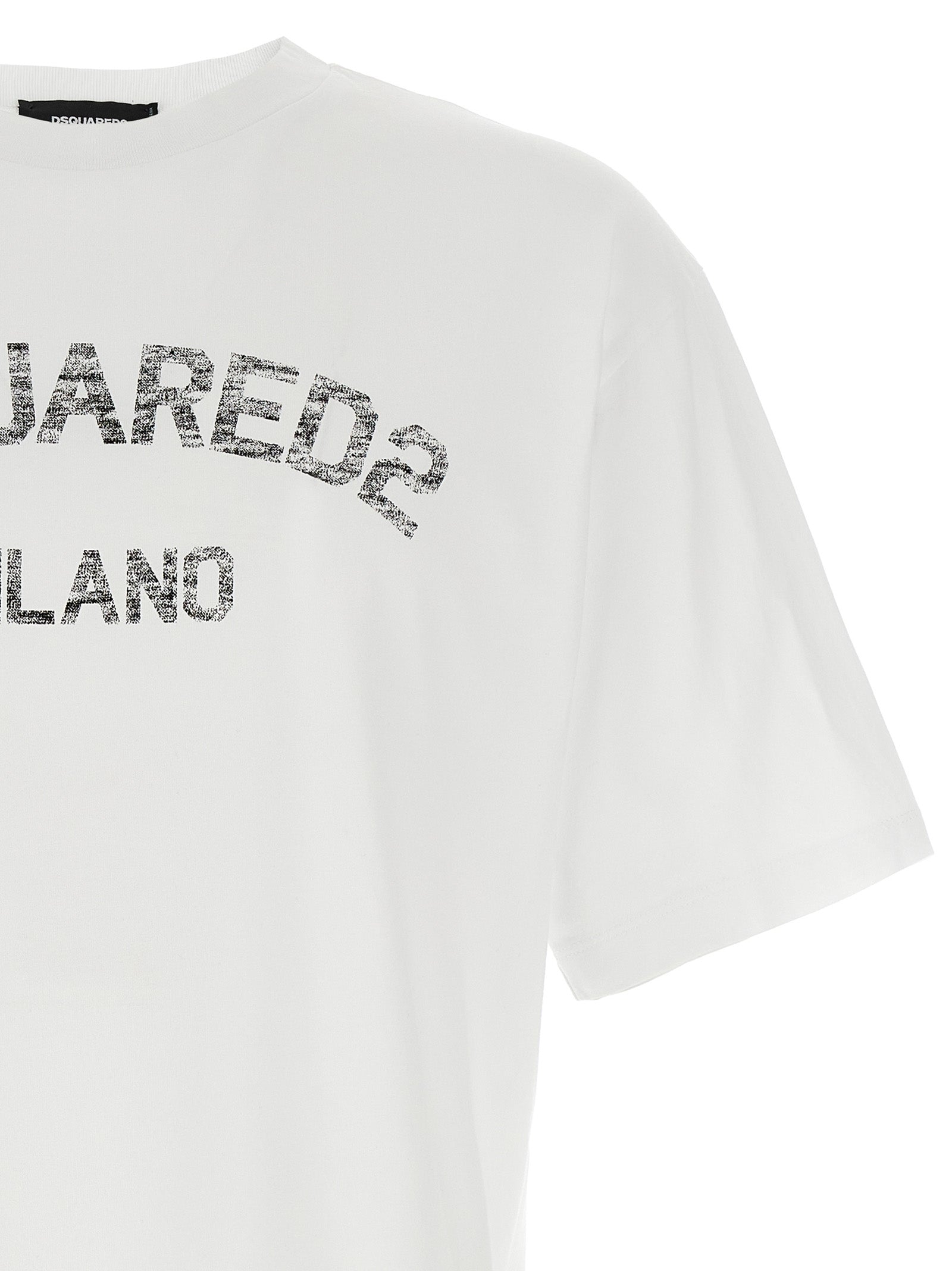Dsquared² White Cotton T-Shirt - Artisanal Luxury Essential