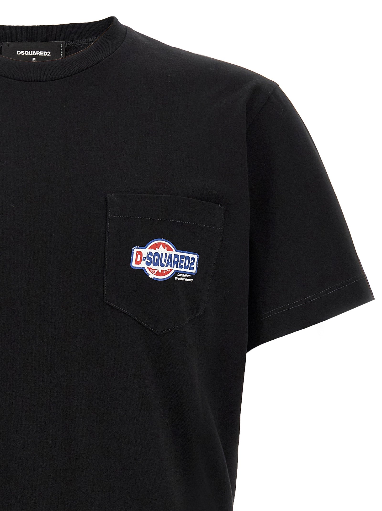 Dsquared² Black Cotton T-Shirt – Designer Luxury Essentials
