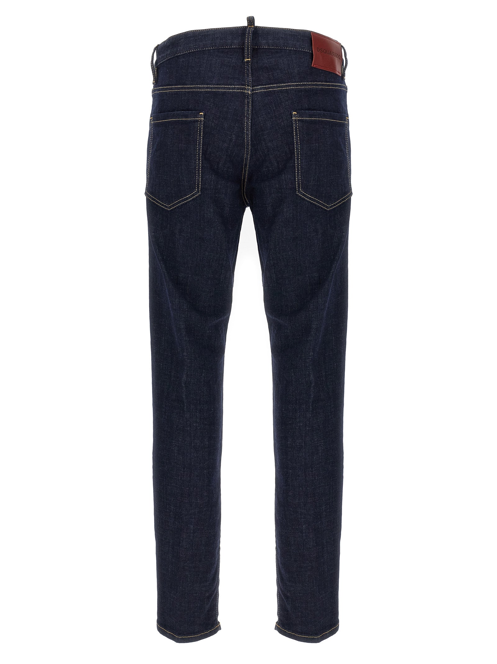 Dsquared² Blue Cotton Slim Fit Jeans - Artisanal Luxury Denim
