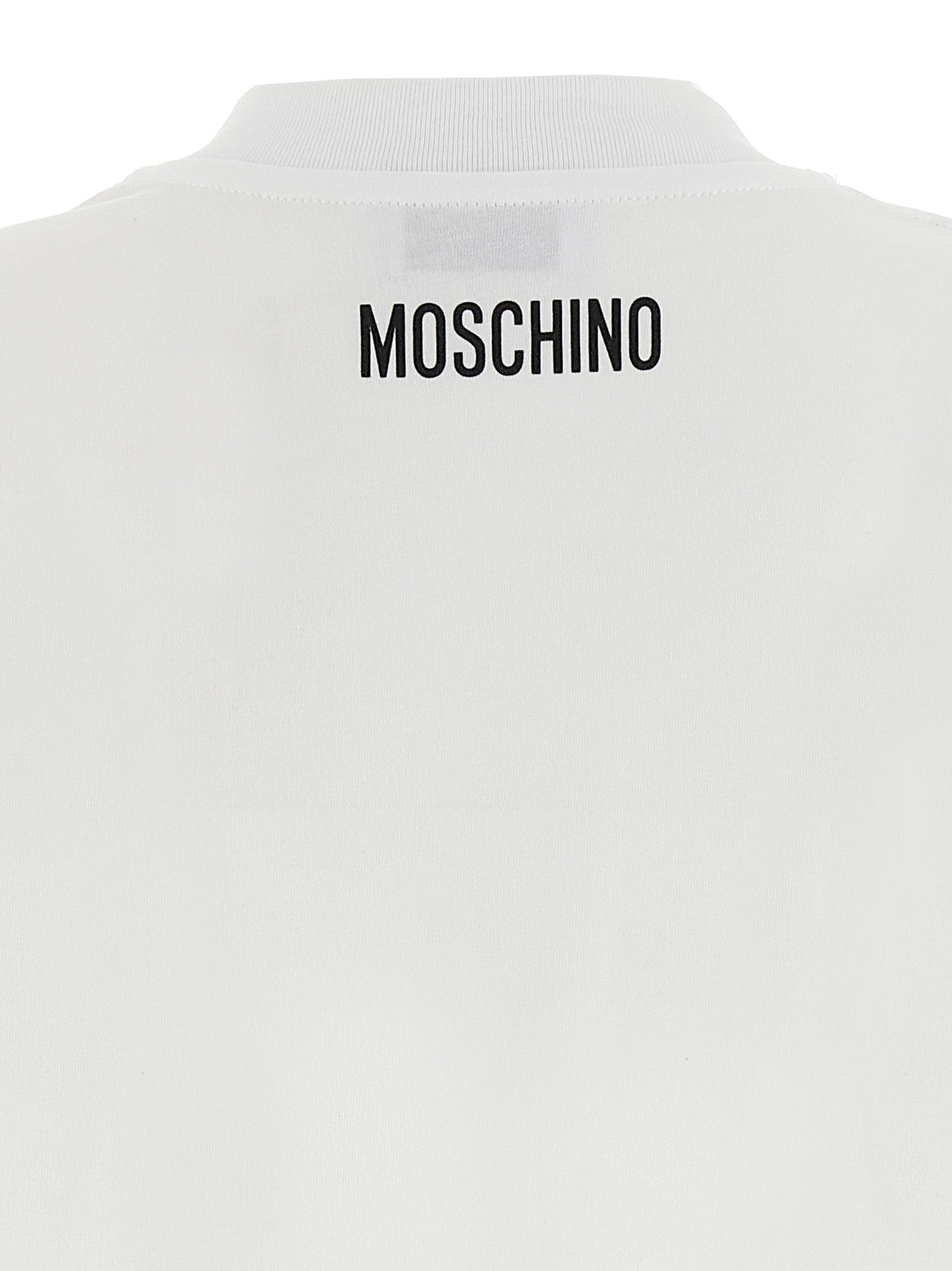 Elevate your style with the Moschino Multicolor Cotton T-Shirt, a luxurious blend of organic cotton and vibrant design, perfect for the discerning individual.