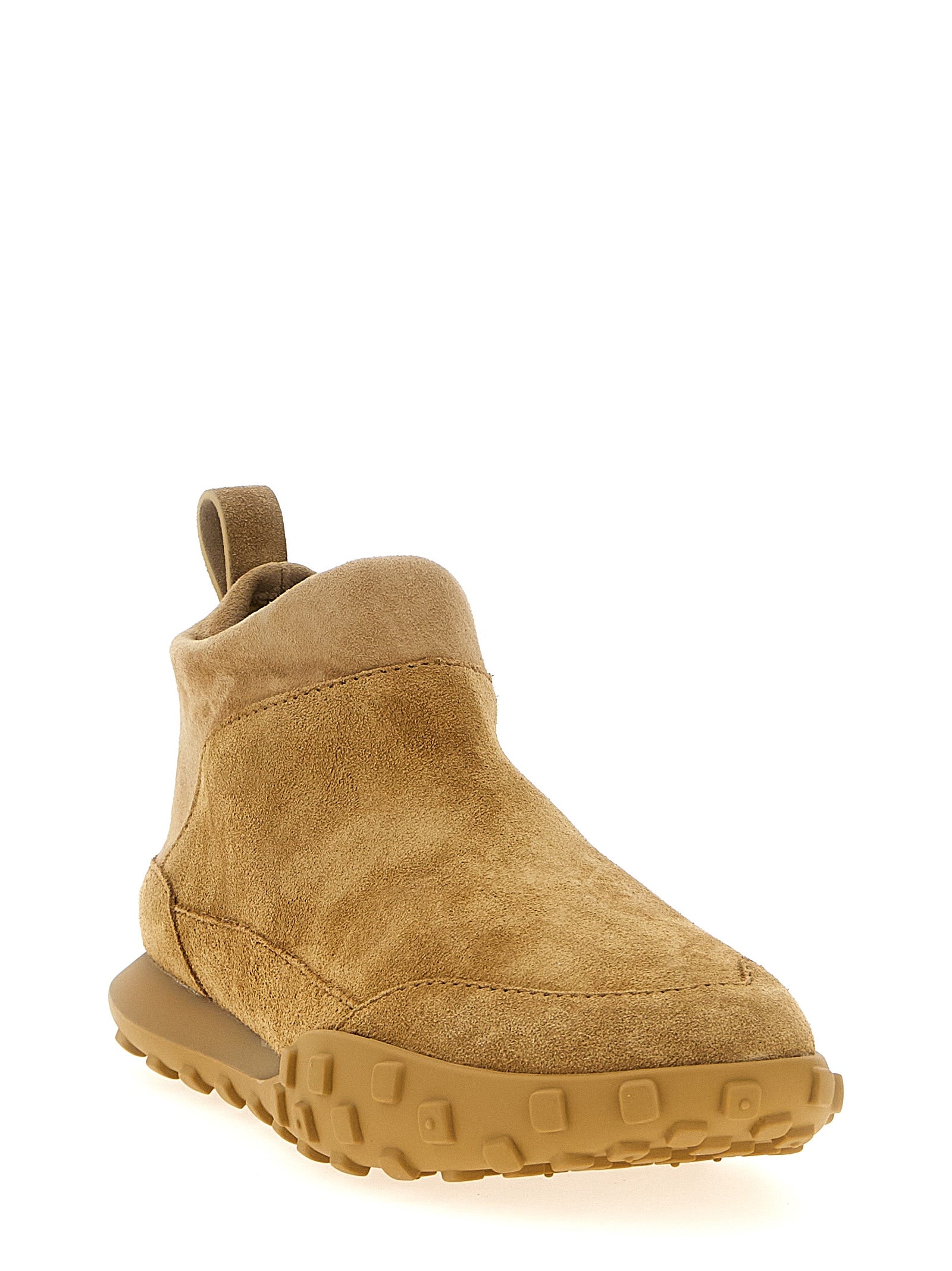 Step into the realm of elegance with Jil Sander Beige Calfskin Sneakers, where exquisite craftsmanship and luxurious comfort redefine your style narrative.