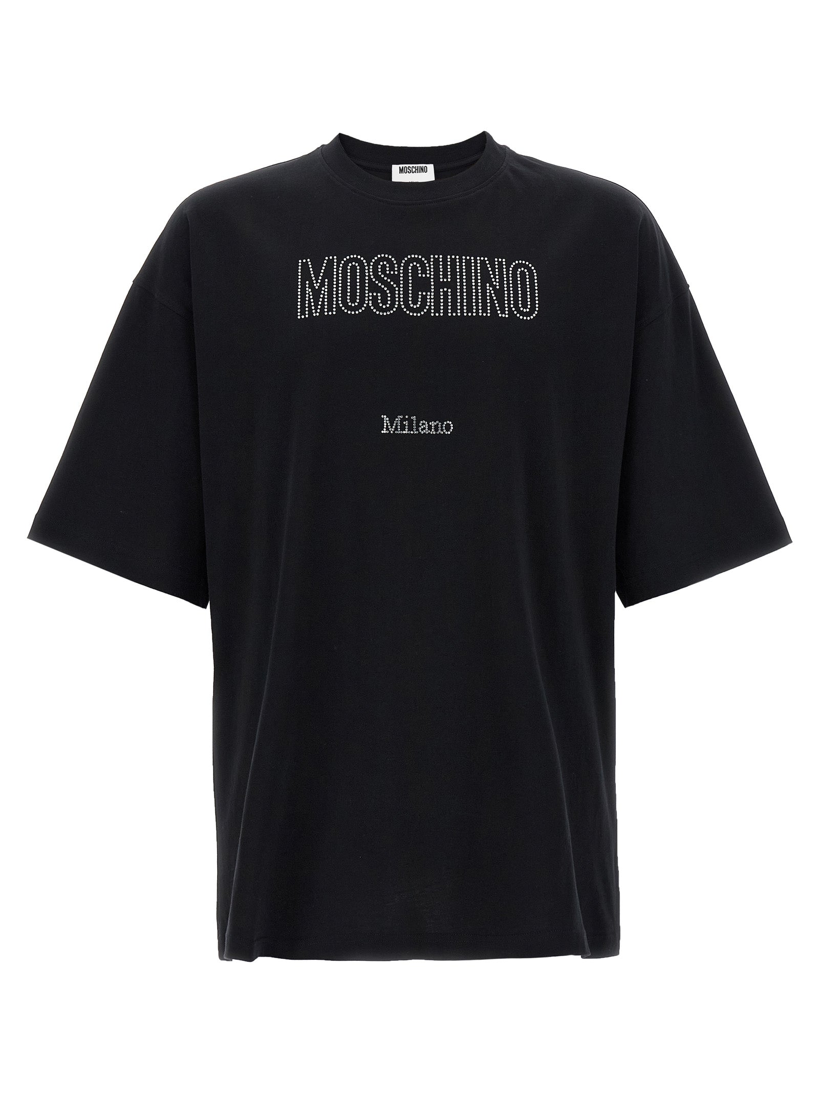 Moschino Black Cotton T-Shirt