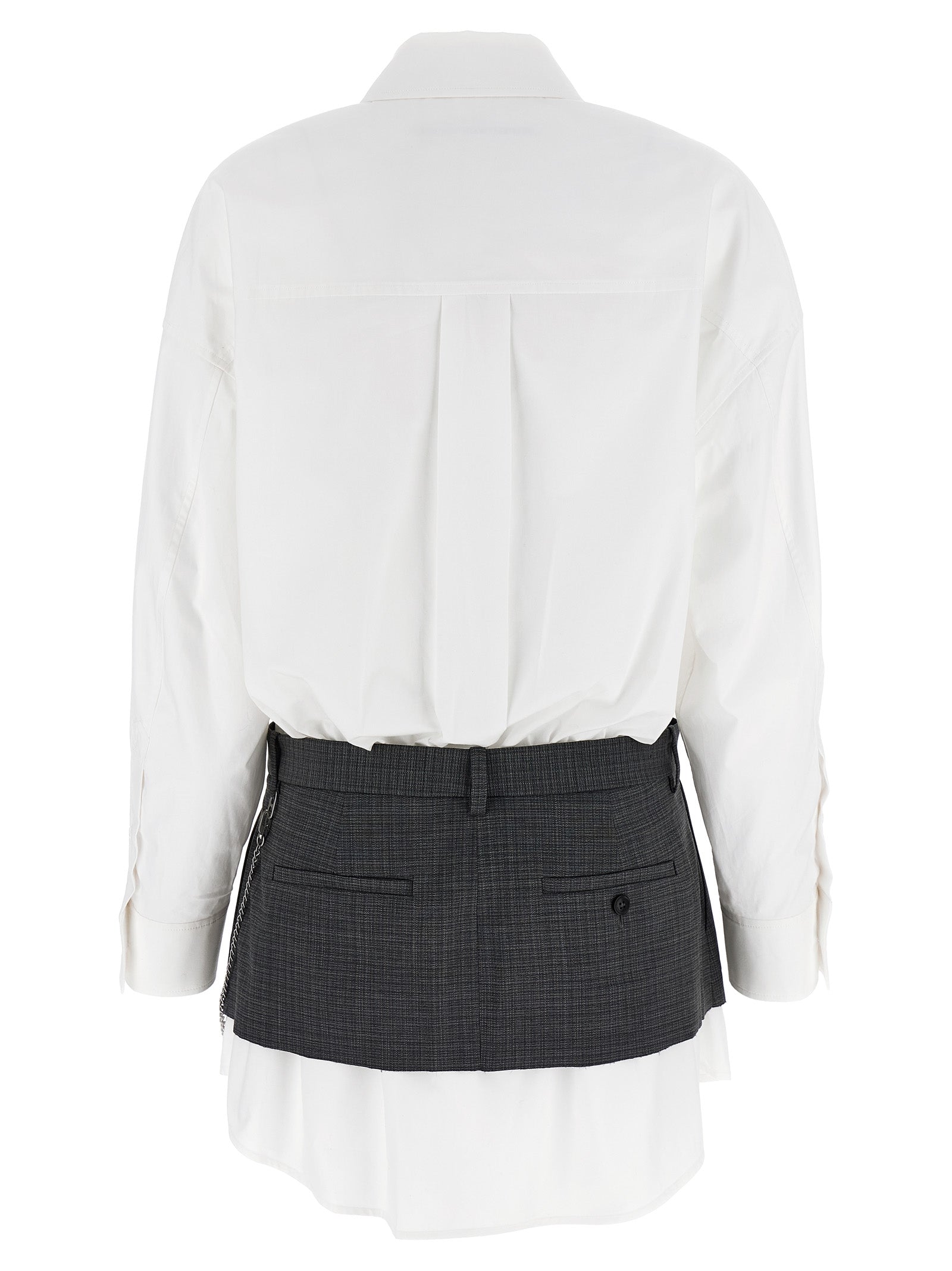 Alexander Wang Multicolor Cotton Short Dress, Luxe Couture