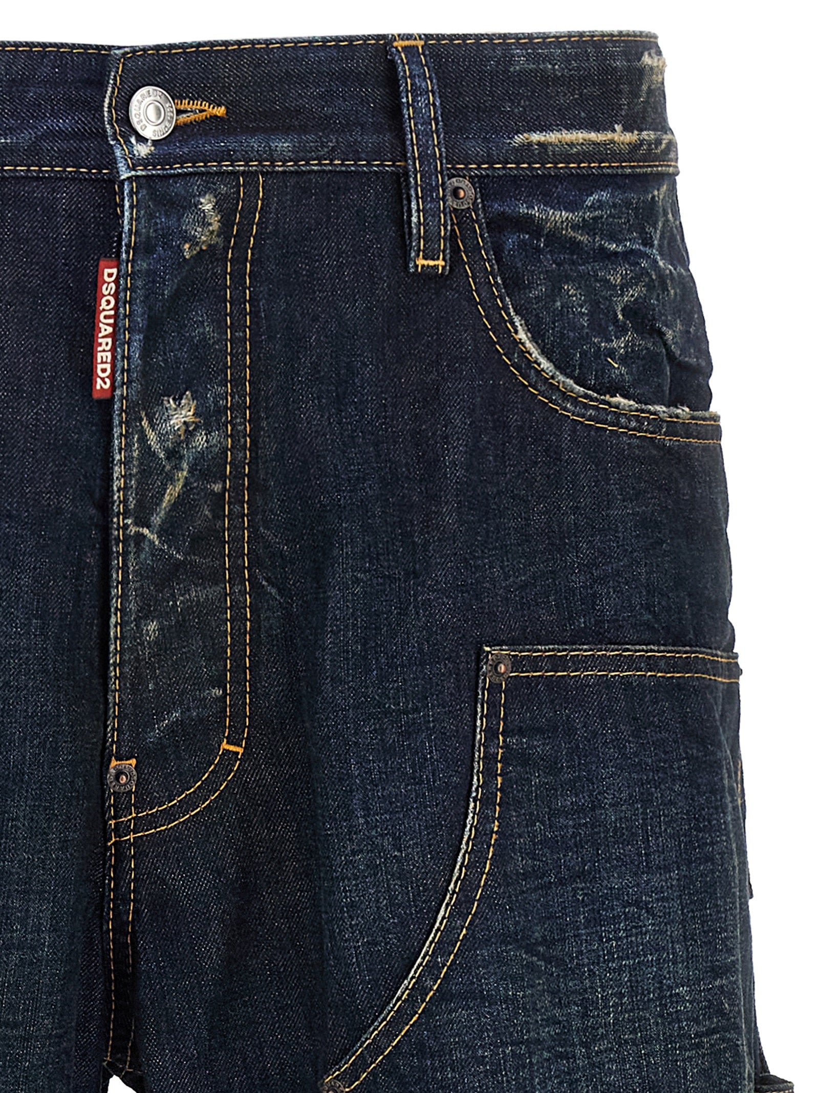 Dsquared² Blue Cotton Jeans Denim | Artisanal Luxury Fashion