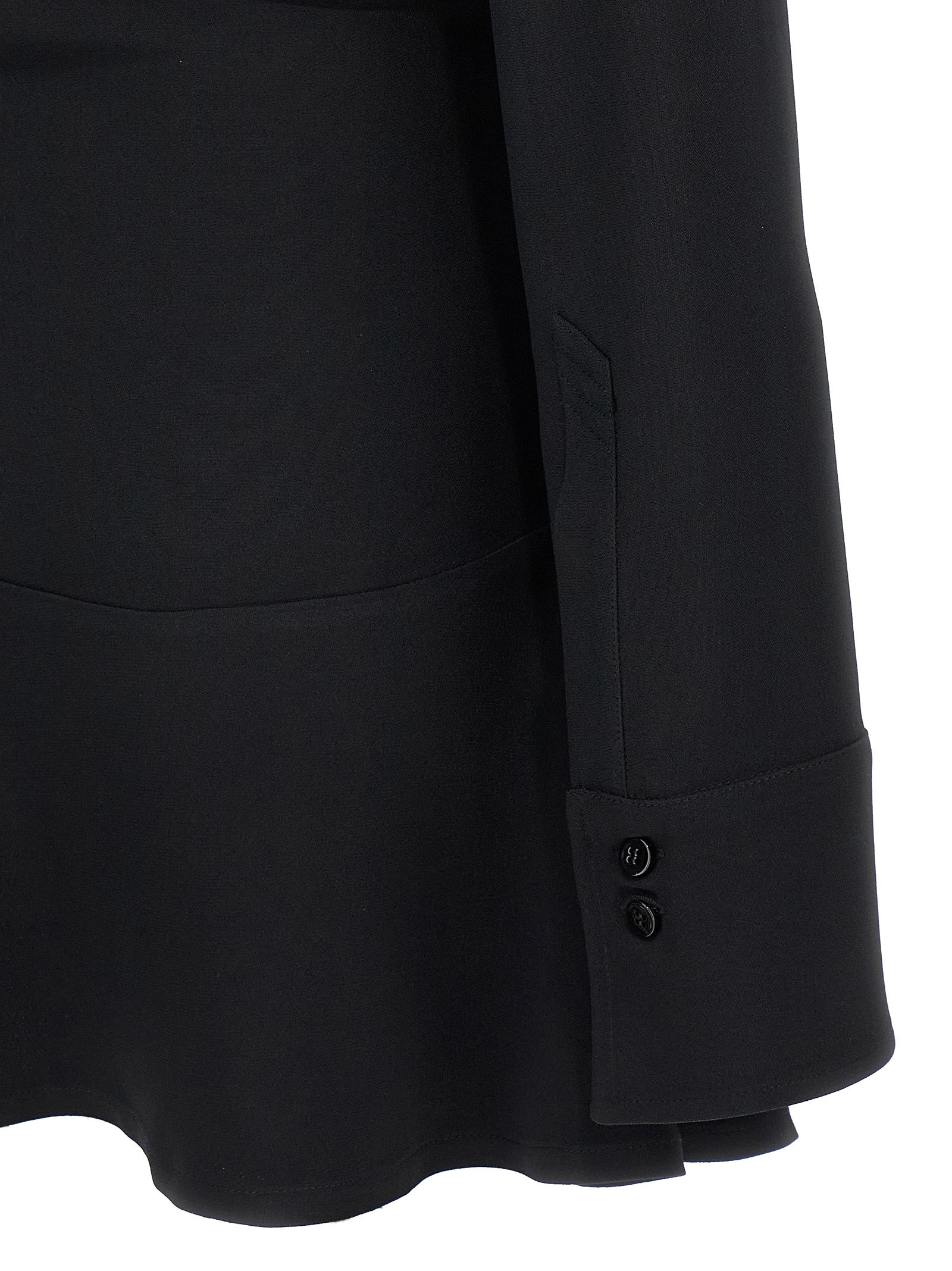 Indulge in The Attico Black Marabou Short Dress, a masterpiece of Italian craftsmanship, blending luxurious acrylic and viscose for timeless elegance and allure.