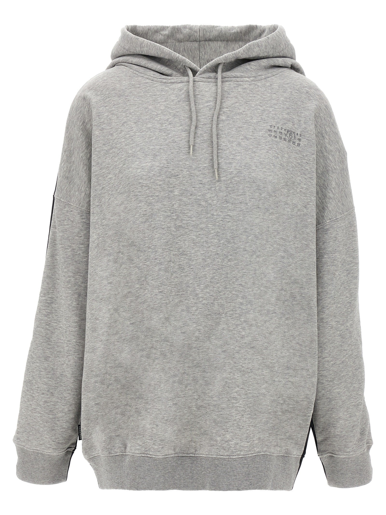 Elevate your style with the MM6 Maison Margiela Multicolor Cotton Sweatshirt, a masterpiece of Italian craftsmanship that embodies avant-garde elegance and luxurious comfort.