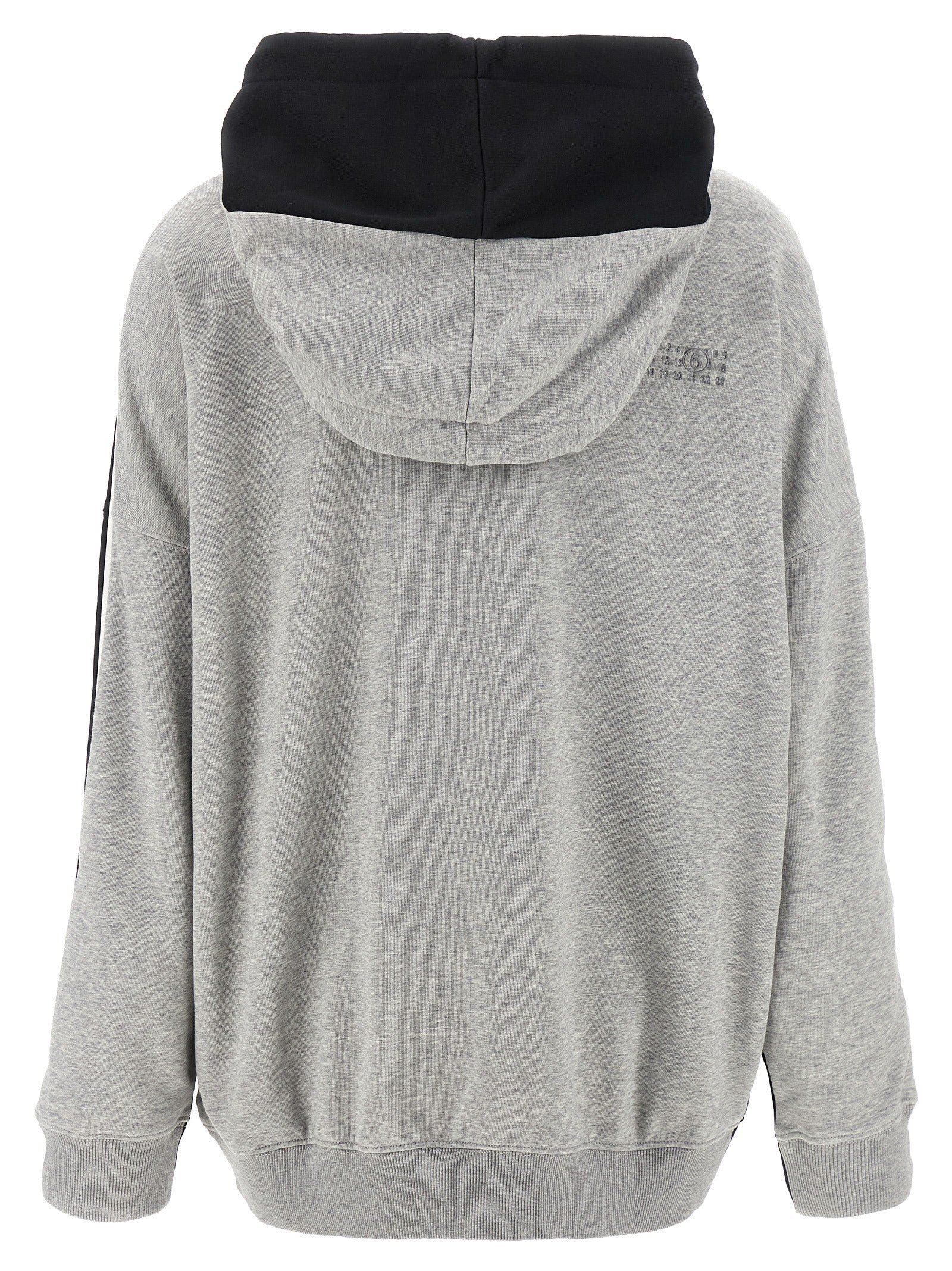 Elevate your style with the MM6 Maison Margiela Multicolor Cotton Sweatshirt, a masterpiece of Italian craftsmanship blending avant-garde design and luxurious comfort.