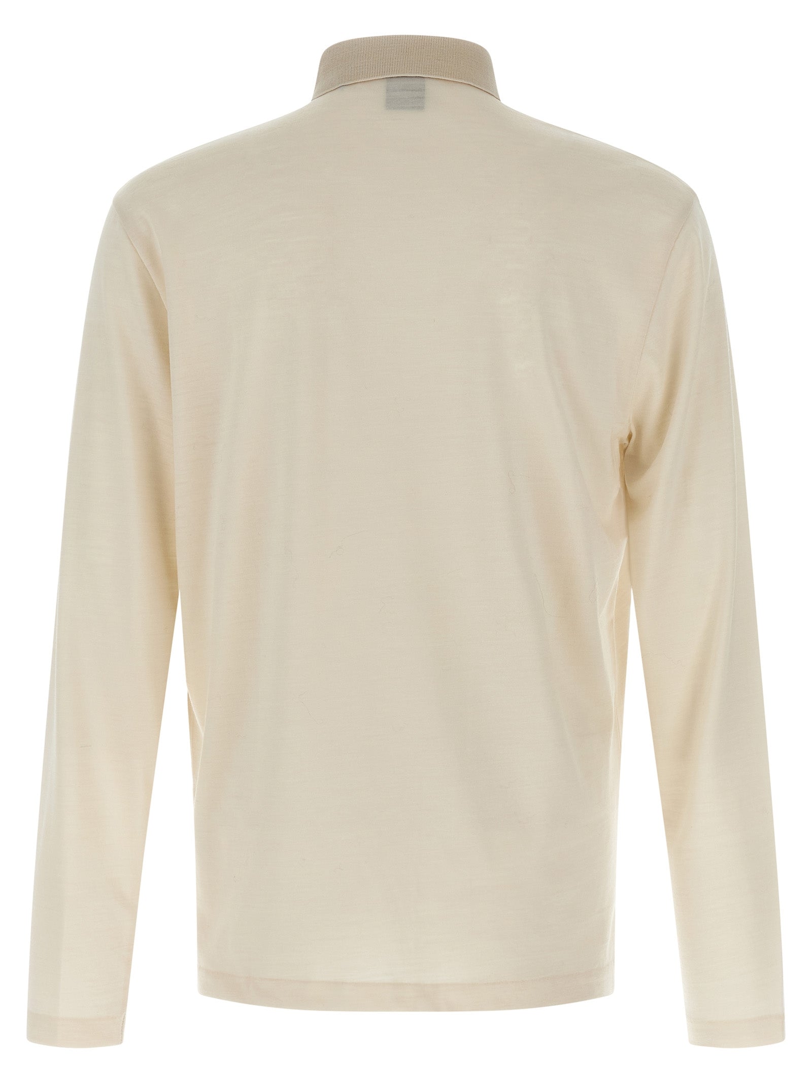 Hugo Boss Beige Wool Polo Shirt - Designer Luxury Essential