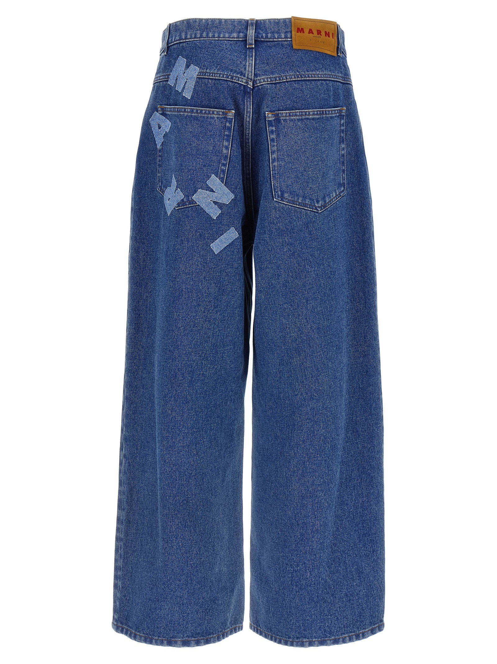 Experience the allure of Marni's Blue Cotton Denim Jeans, where artisanal craftsmanship meets sophisticated style, perfect for the discerning individual.