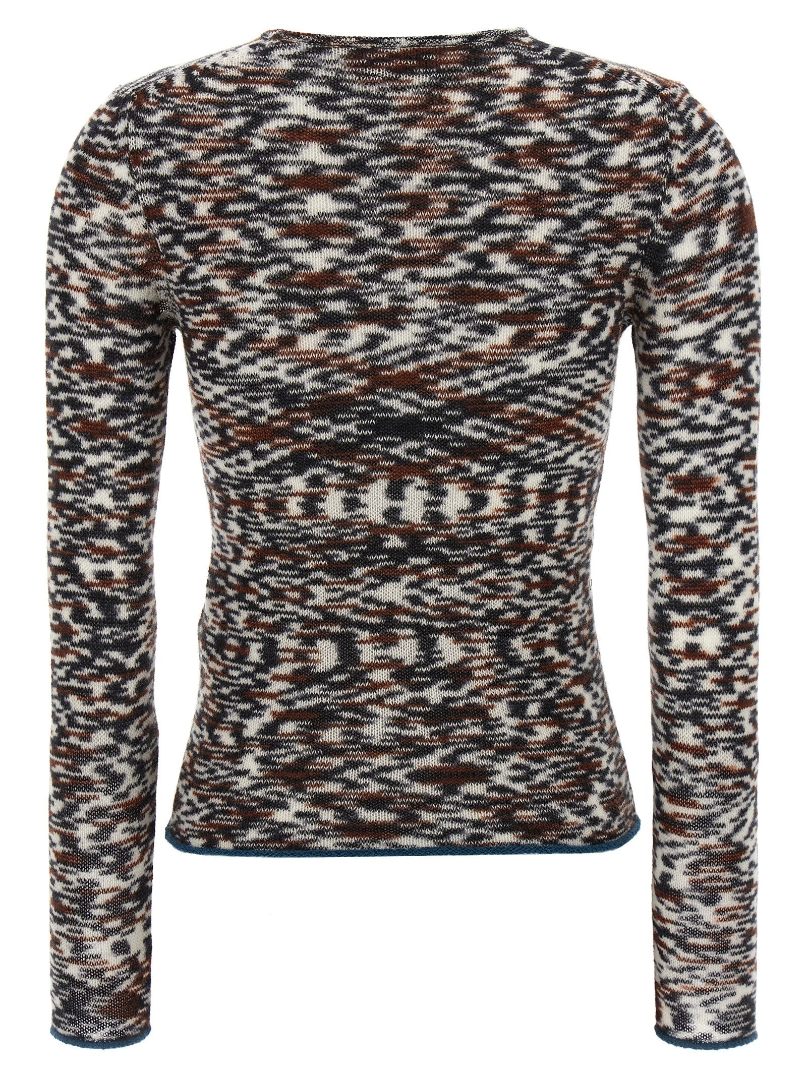 Elevate your wardrobe with the Missoni Multicolor Cashmere Cardigan, a luxurious blend of cashmere and wool, expertly crafted in Italy for timeless elegance.