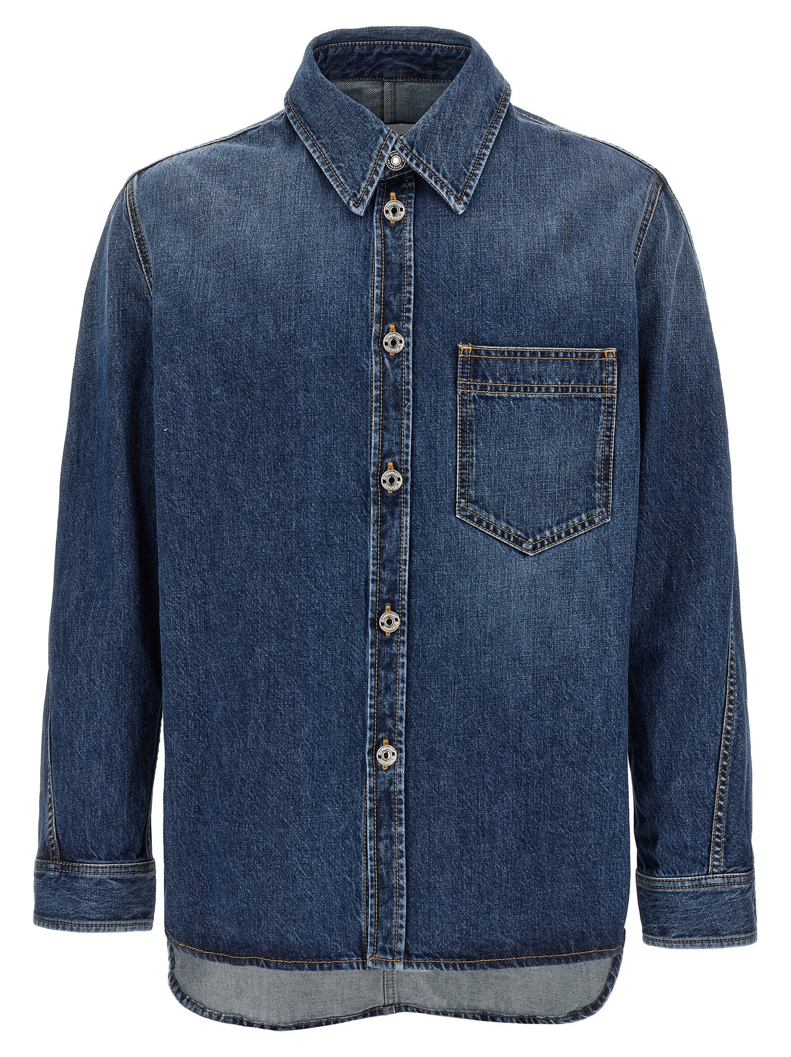 Givenchy Blue Cotton Blouse