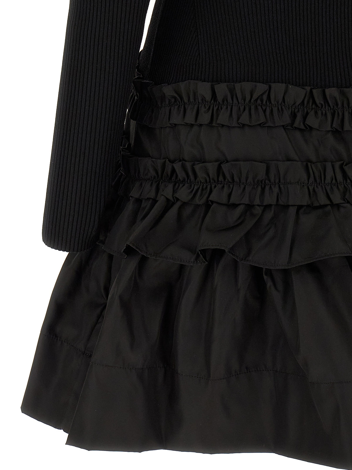 Ganni Melange Rib Knit Mini Dress - Elevate Your Sophistication