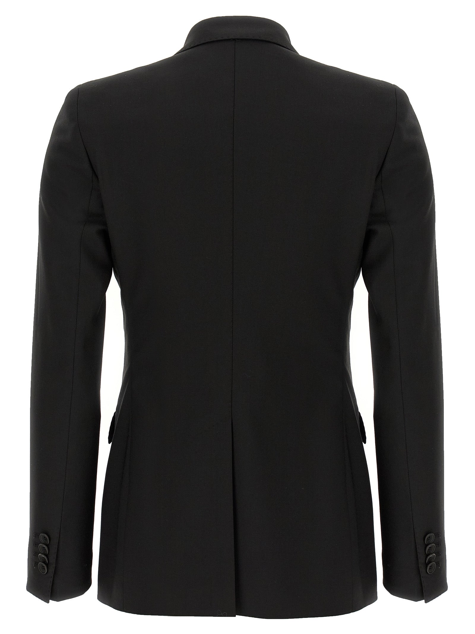 Elevate your elegance with the Tagliatore Black Virgin Wool Two-Piece Suit, a masterpiece of Italian craftsmanship that embodies sophistication and timeless allure.