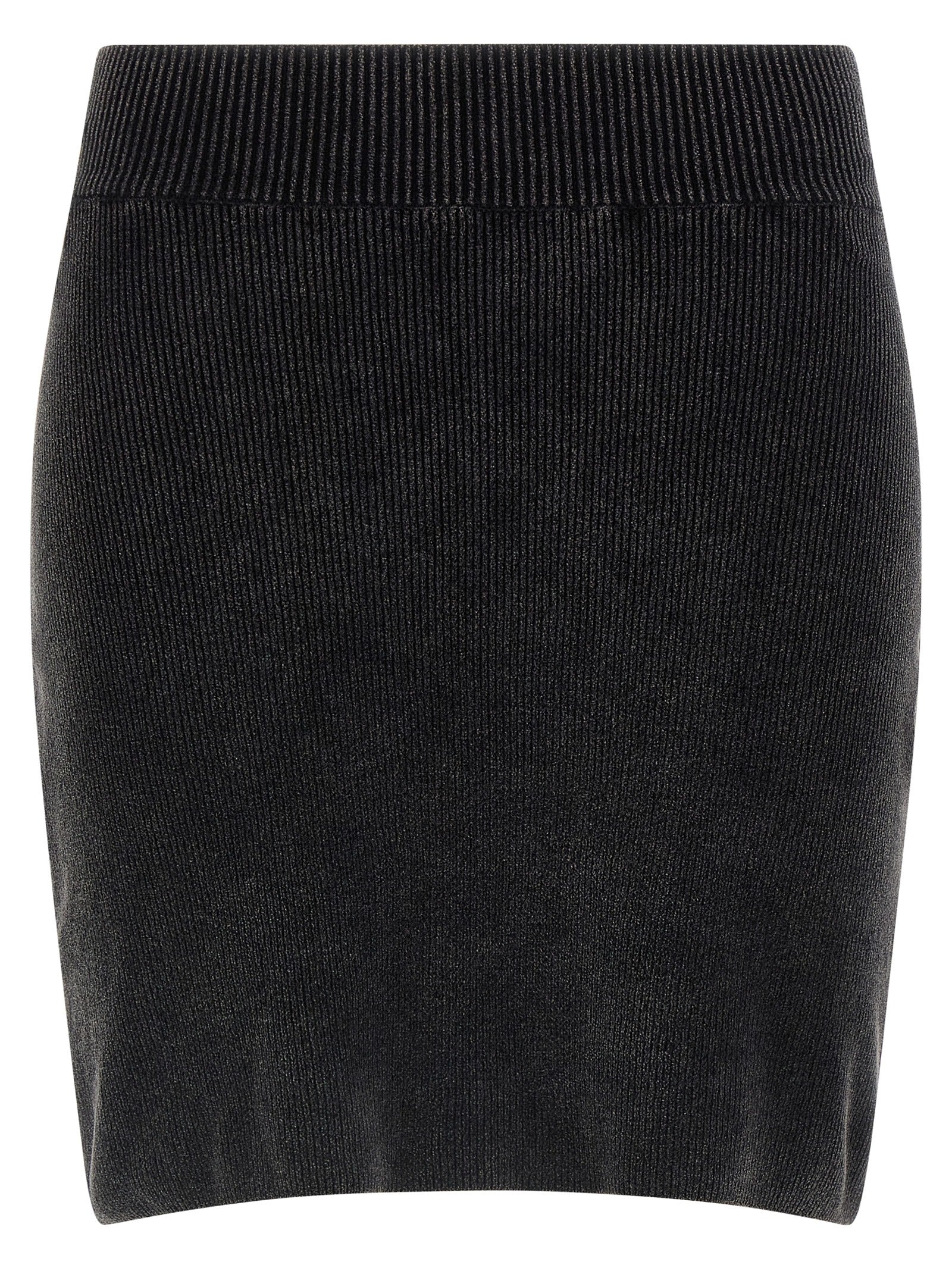 Alexander Wang Black Cotton Long Skirt - Designer Couture Elegance