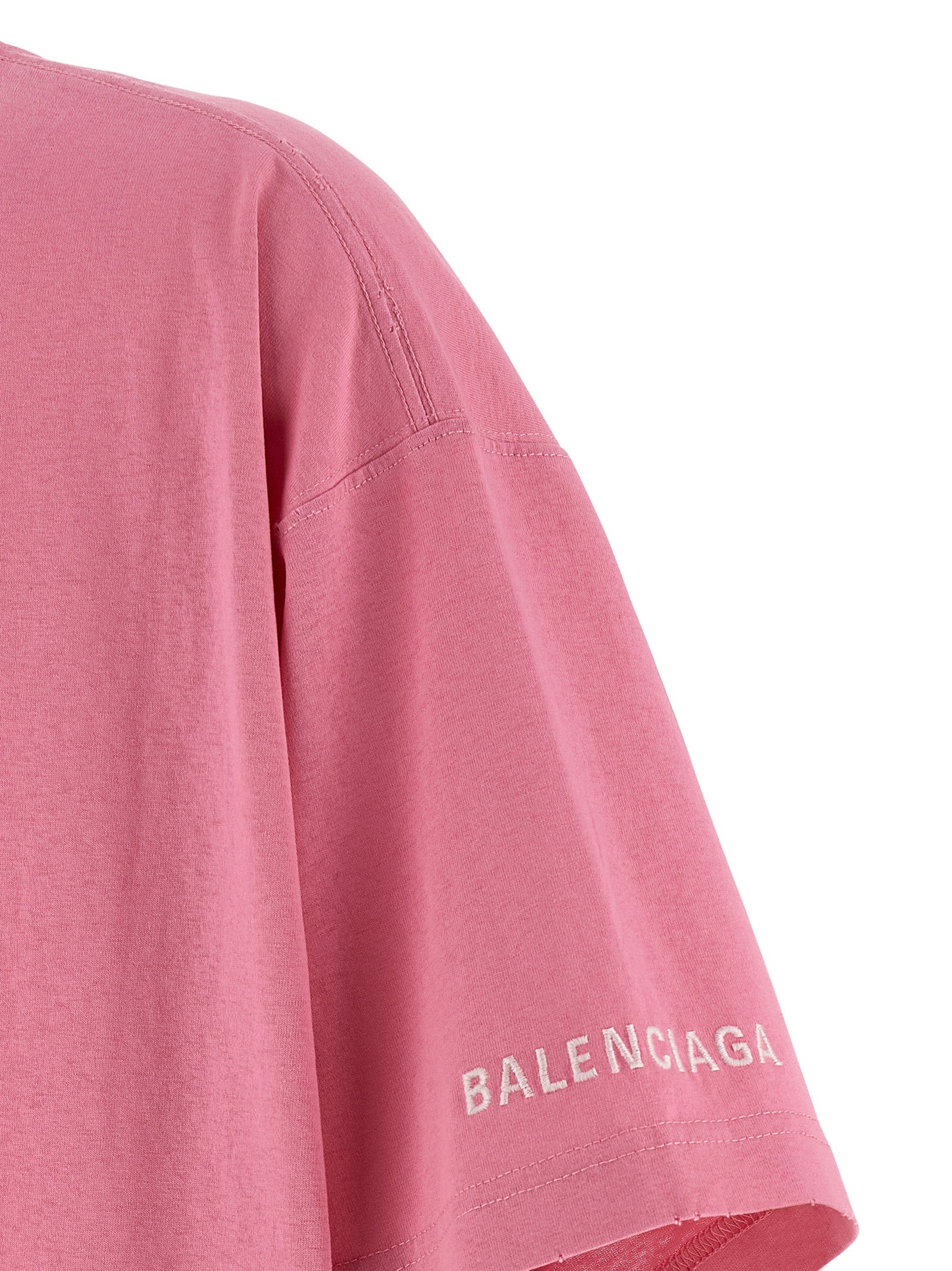Balenciaga Multicolor Cotton T-Shirt - Designer Luxury Couture