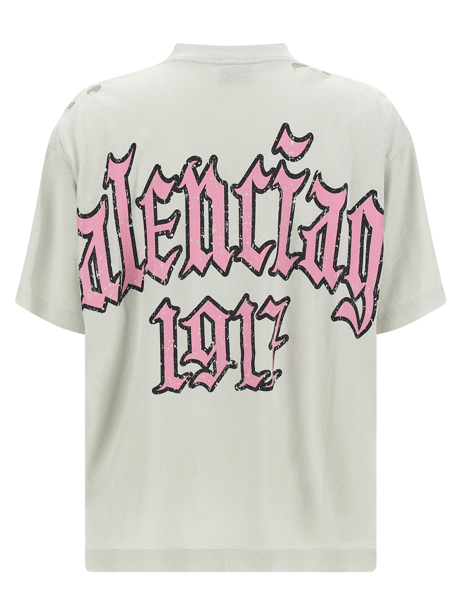 Balenciaga Beige Cotton T-Shirt - Artisanal Luxe Essential