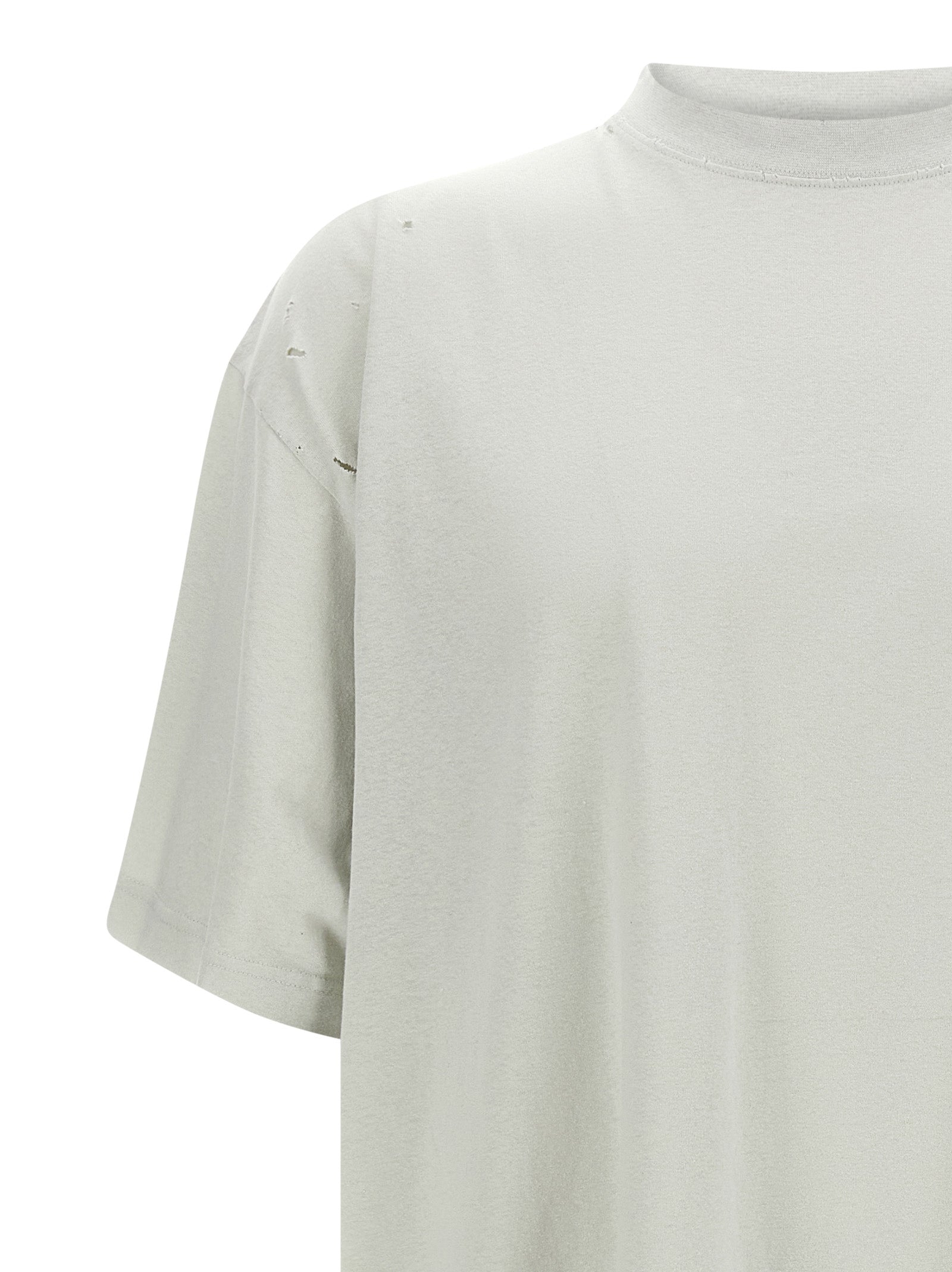 Balenciaga Beige Cotton T-Shirt - Artisanal Luxe Essential