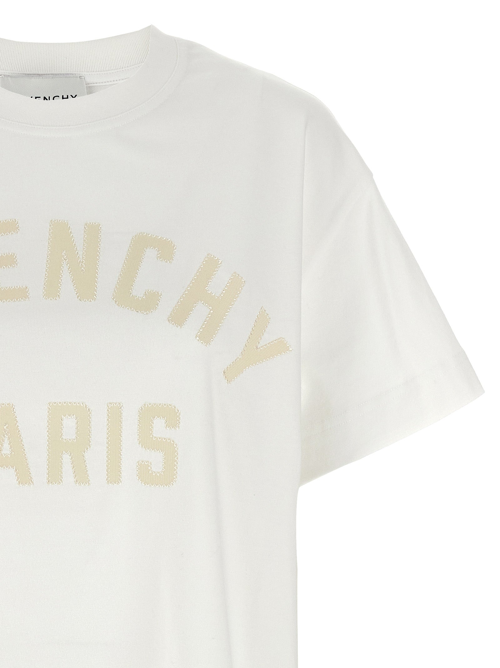 Givenchy White Cotton T-Shirt | Designer Luxury Elegance
