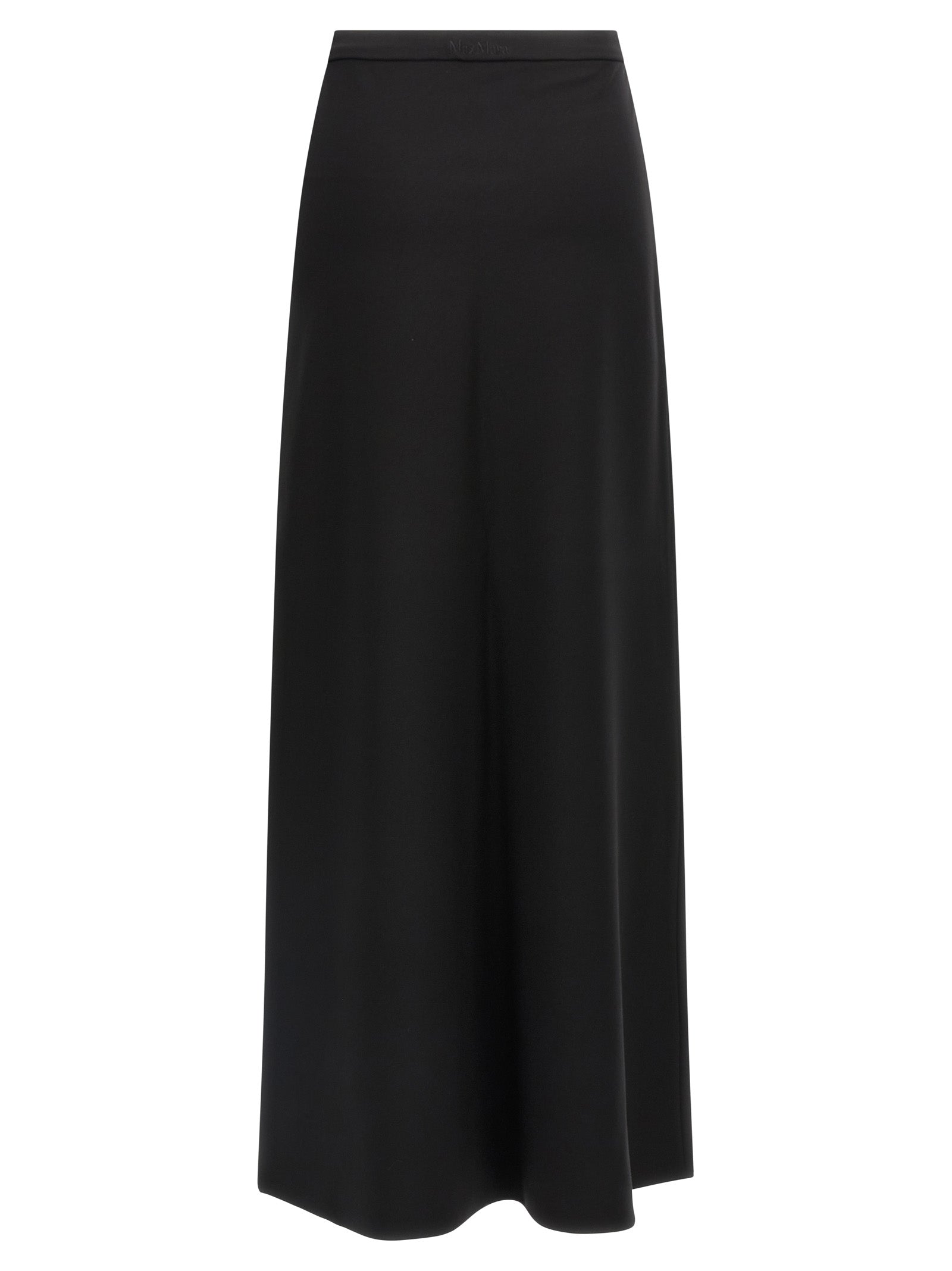 Elevate your style with Max Mara's Black Viscose Mini Skirt, a timeless piece crafted from luxurious materials, embodying elegance and versatility for discerning individuals.