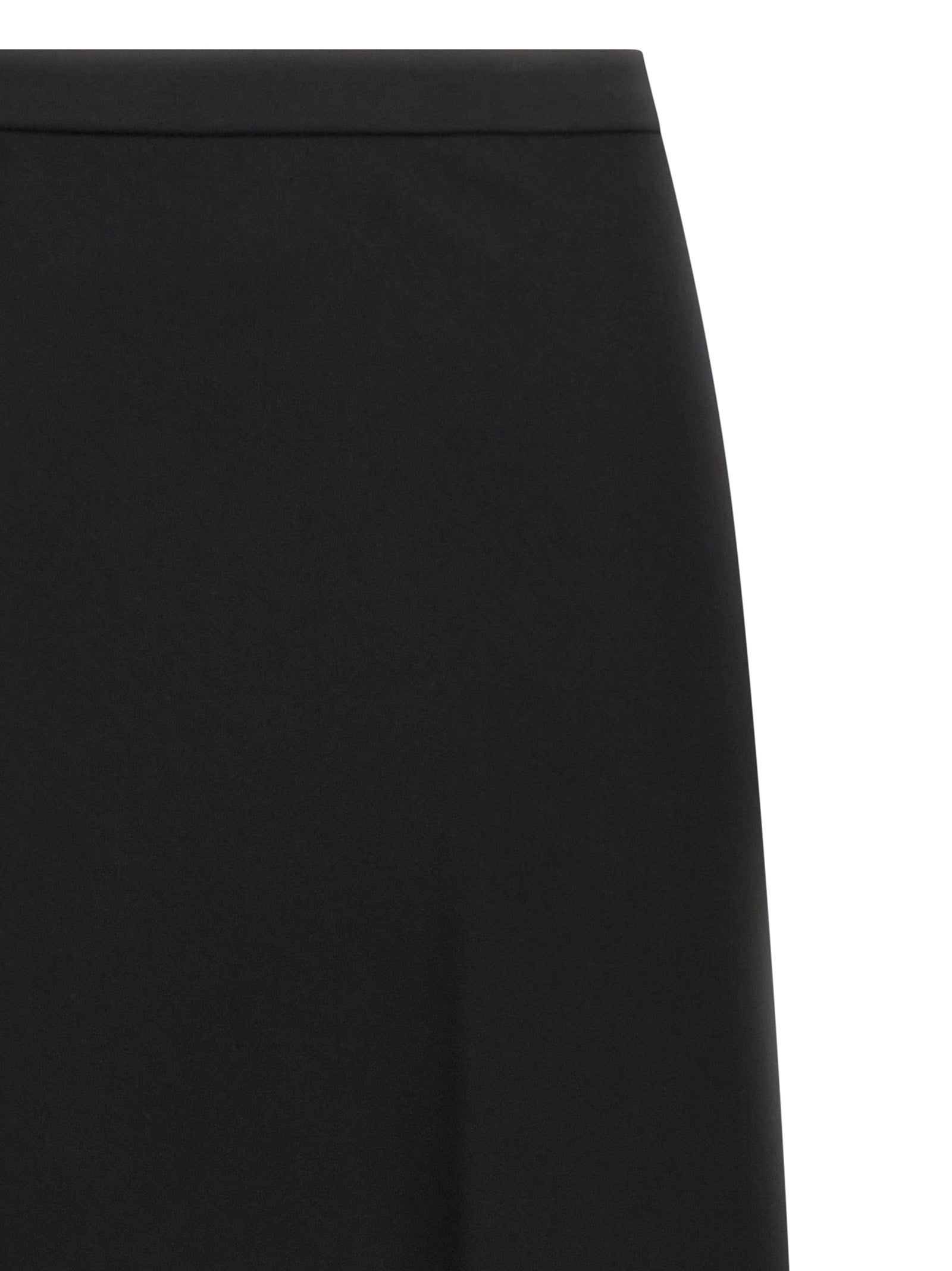 Indulge in the elegance of Max Mara's Black Viscose Mini Skirt, a luxurious blend of comfort and style, perfect for elevating any sophisticated wardrobe.