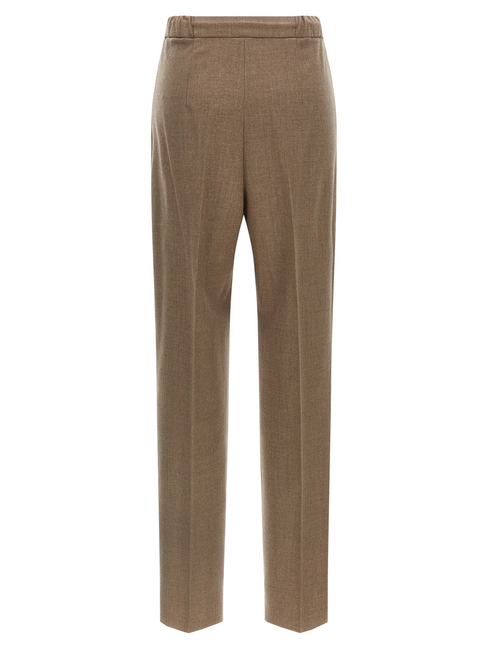 Experience the exquisite allure of Max Mara Gray Cashmere Casual Pants, where artisanal luxury meets timeless elegance in sumptuous cashmere for the discerning wardrobe.