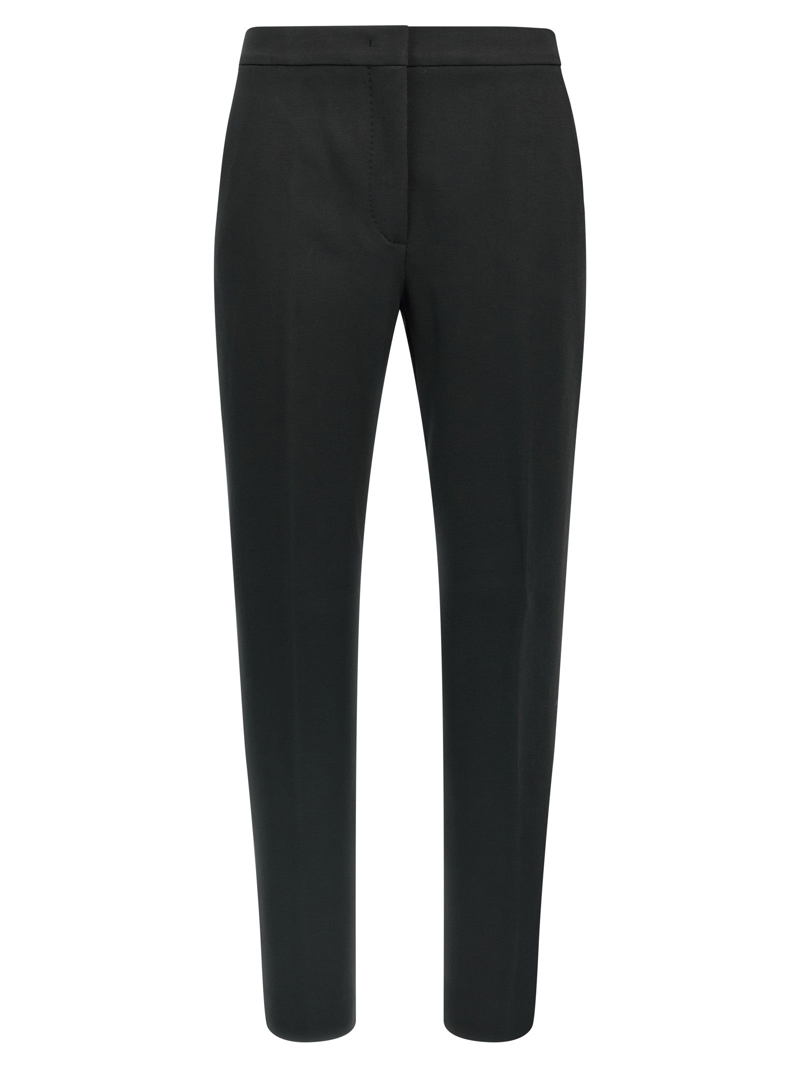 Experience the epitome of elegance with Max Mara's Black Viscose Casual Pants, crafted from a luxurious blend for effortless sophistication and timeless allure.