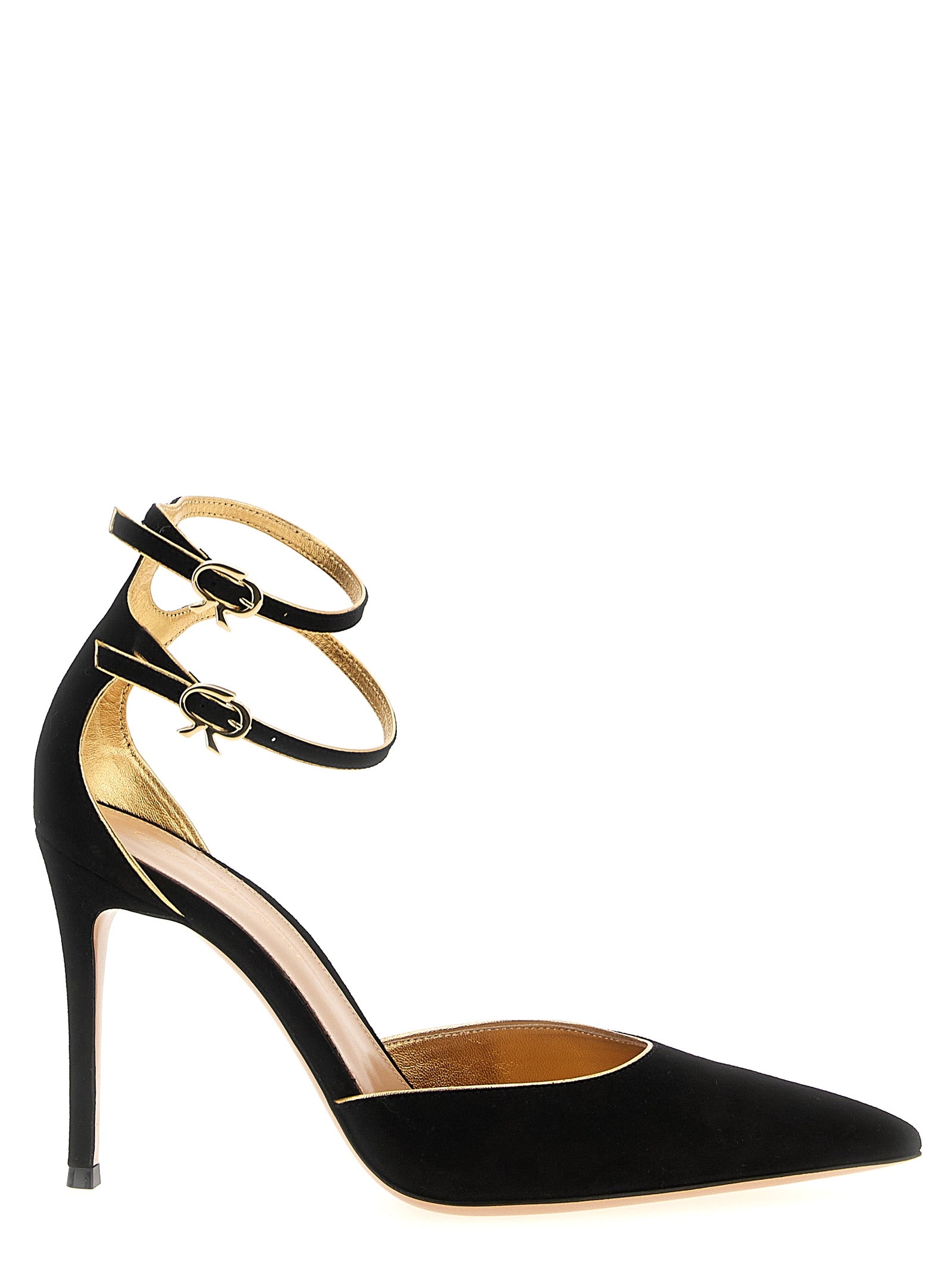 Experience the allure of Gianvito Rossi's Black Suede High Heel Pumps, where artisanal craftsmanship meets timeless elegance, perfect for the discerning individual.