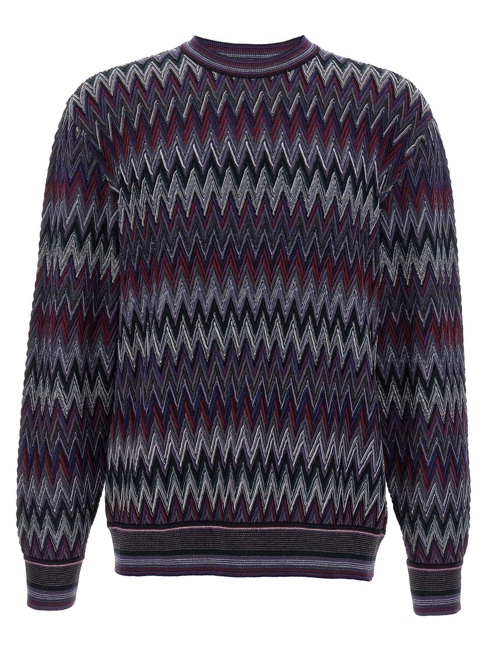 Indulge in the Missoni Blue Wool Cardigan, a luxurious blend of Italian craftsmanship and bold design, perfect for elevating your style with effortless elegance.