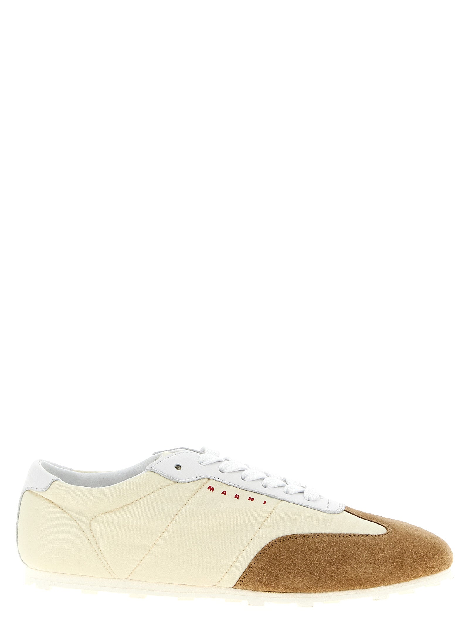 Step into unparalleled elegance with Marni's Softy Soccer Sneakers, crafted from luxurious polyamide, embodying modern sophistication and vibrant allure.