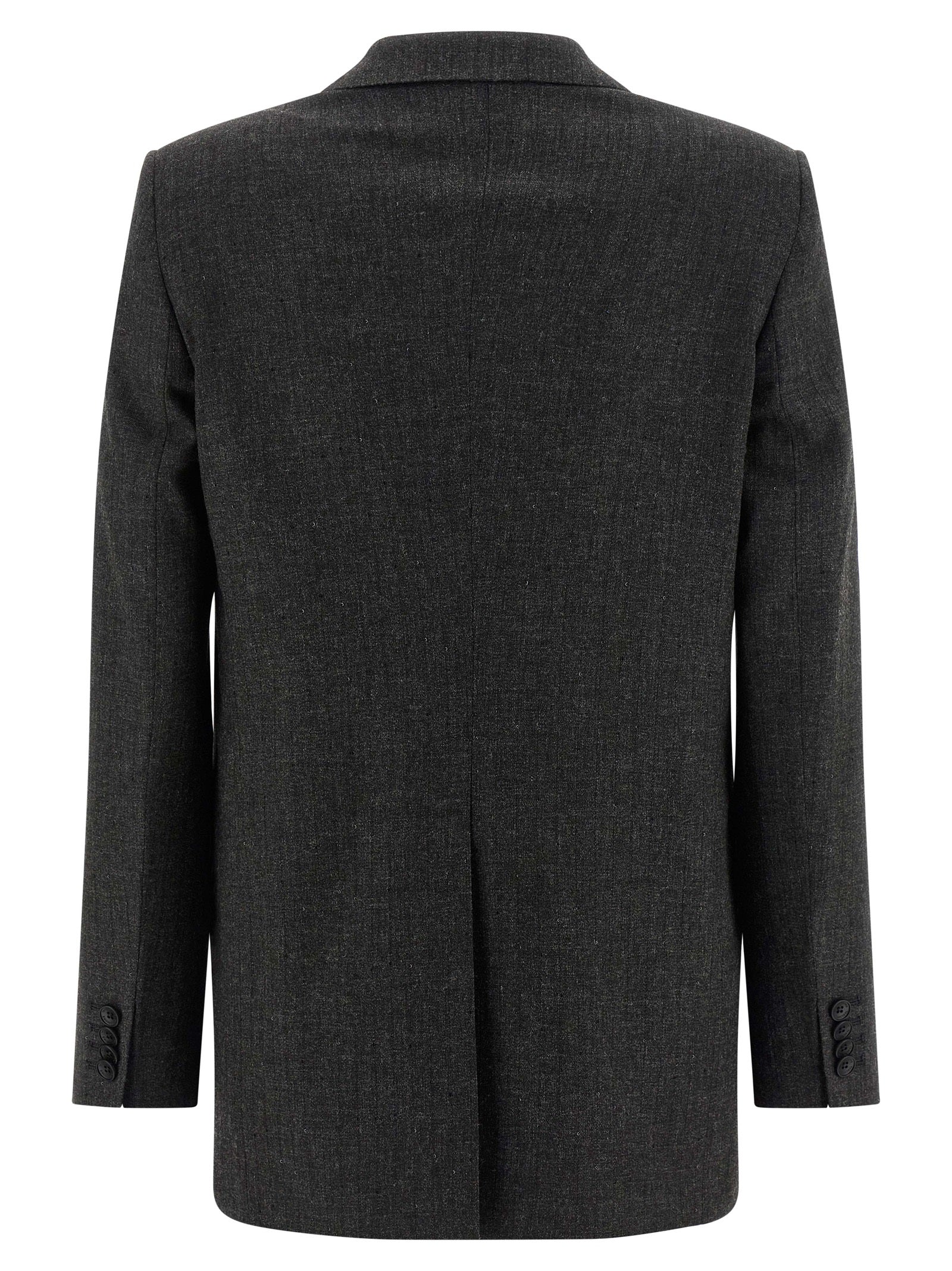 Experience the artisanal elegance of the TAGLIATORE Gray Viscose Two-Piece Suit, crafted from luxurious materials for a sophisticated silhouette that commands attention.