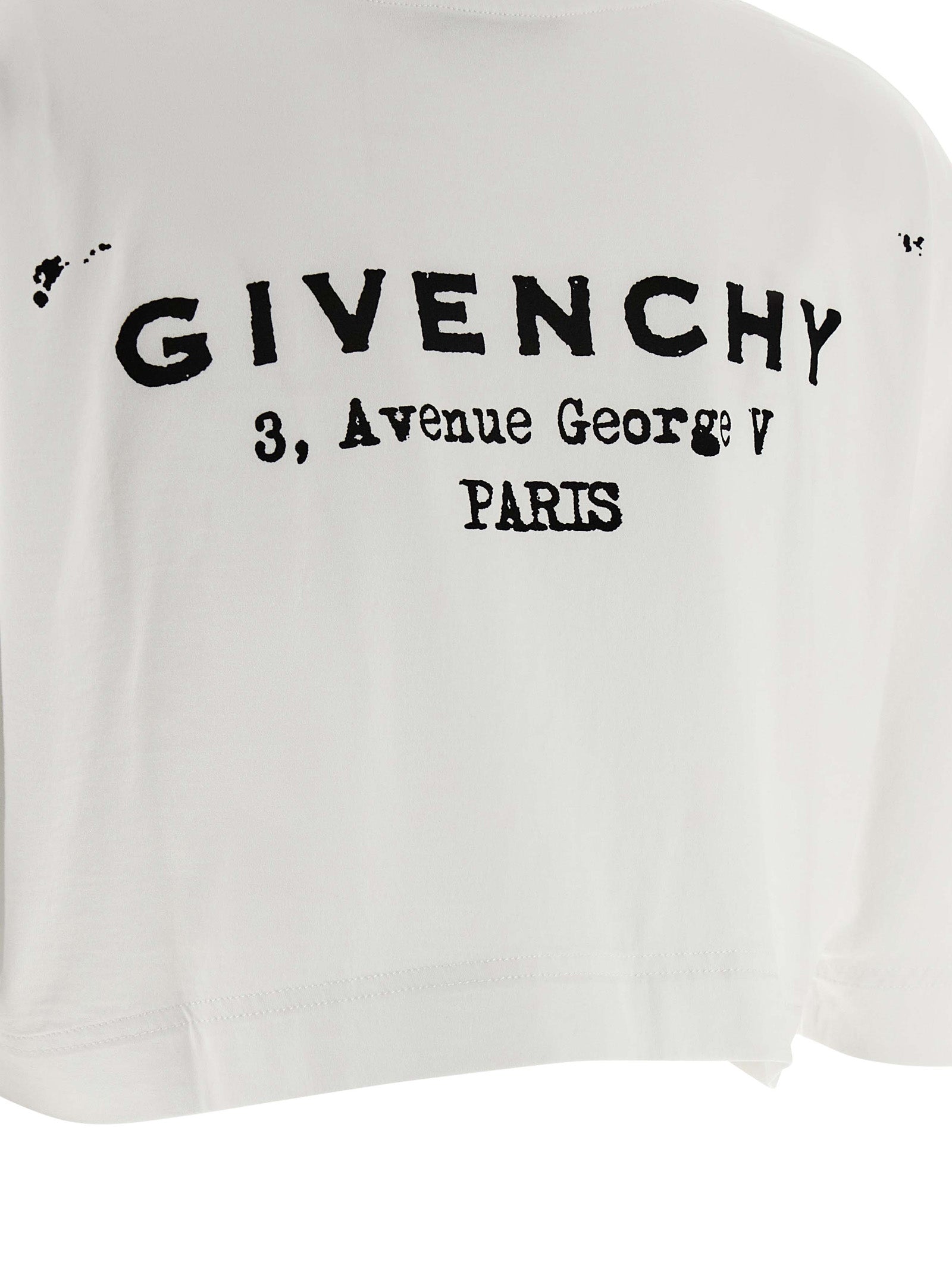 Givenchy White Cotton T-Shirt – Designer Luxury Staple Couture