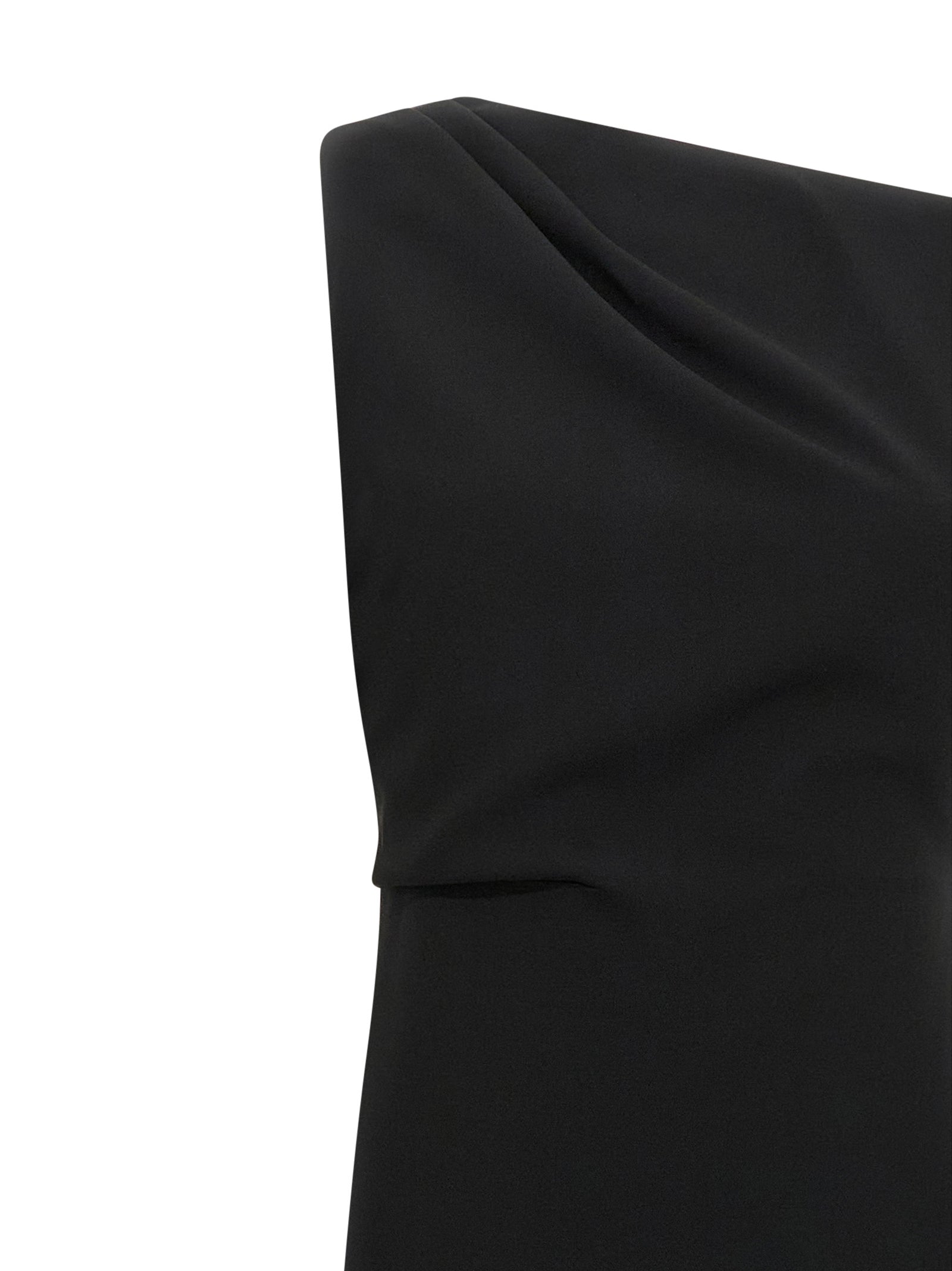 Indulge in the exquisite Max Mara Black Triacetate Long Dress, a symbol of luxury and sophistication, perfect for the modern connoisseur of haute couture elegance.