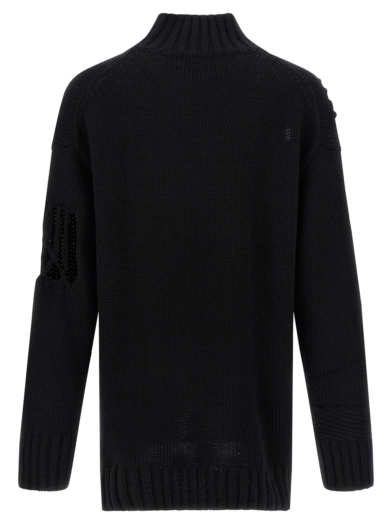Yohji Yamamoto Black Wool Cardigan