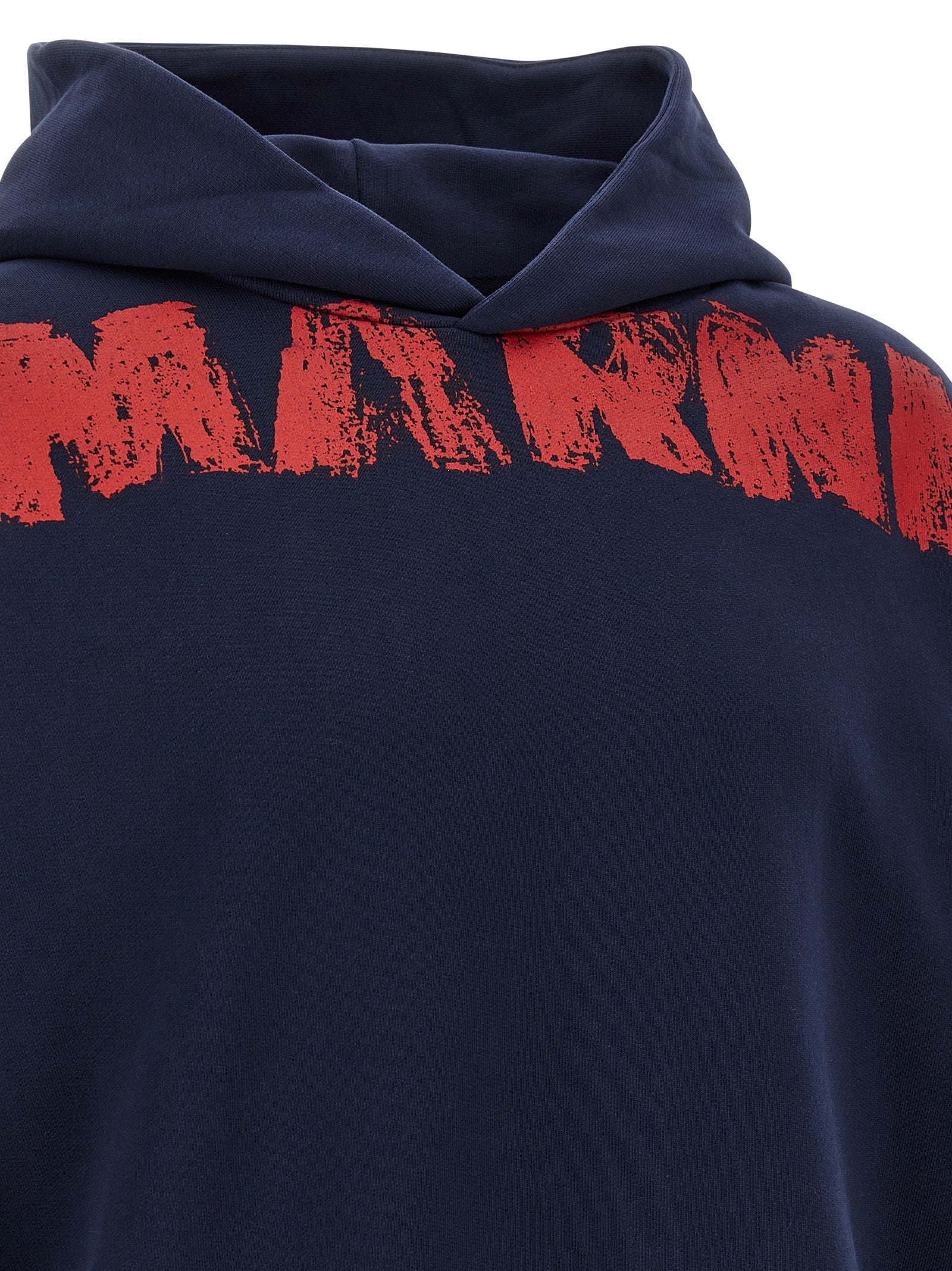 Experience the Marni Blue Cotton Sweatshirt, a luxurious blend of comfort and style, crafted from premium cotton to elevate your streetwear elegance.