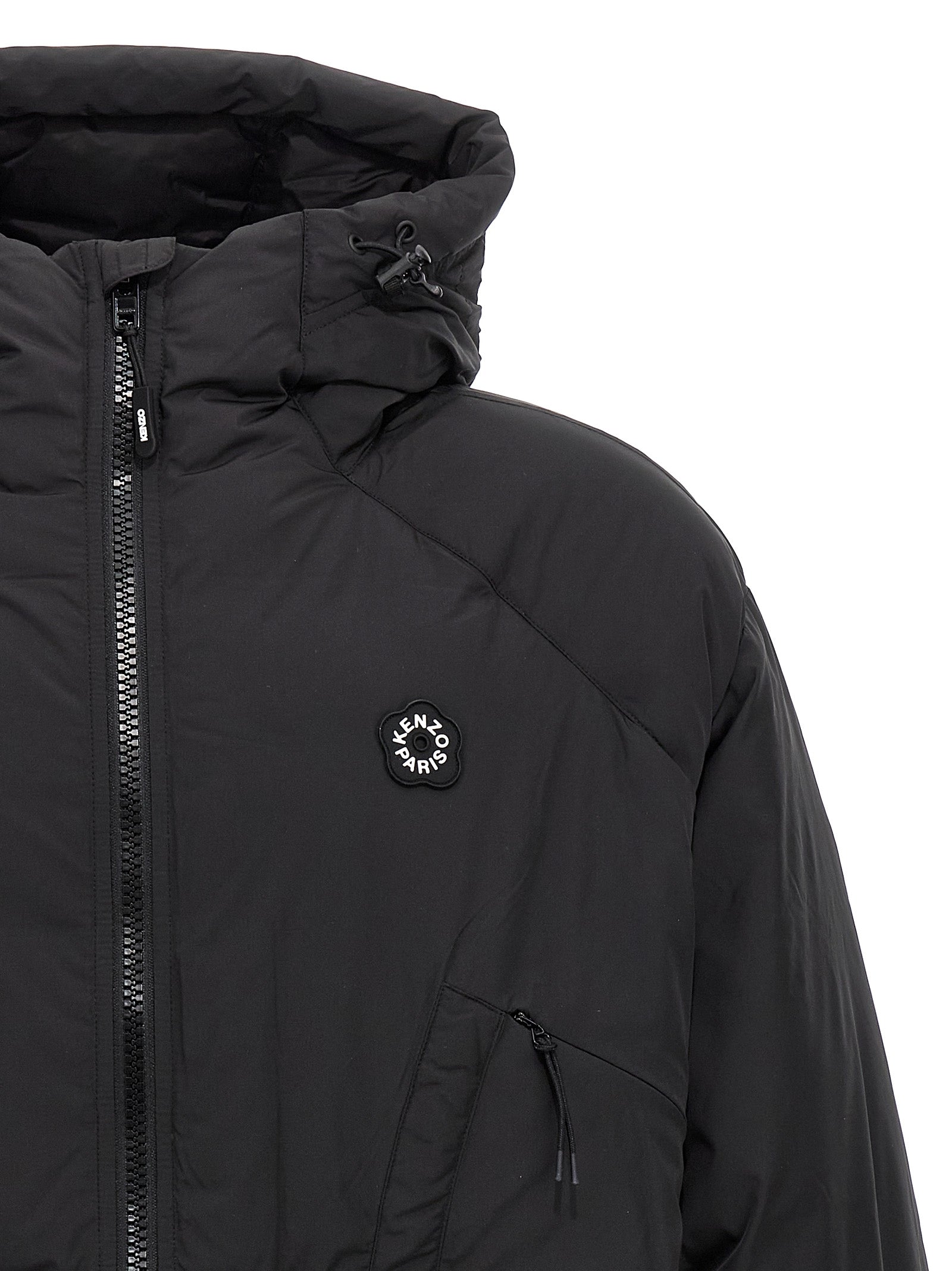 Kenzo Black Polyester Shell Jacket