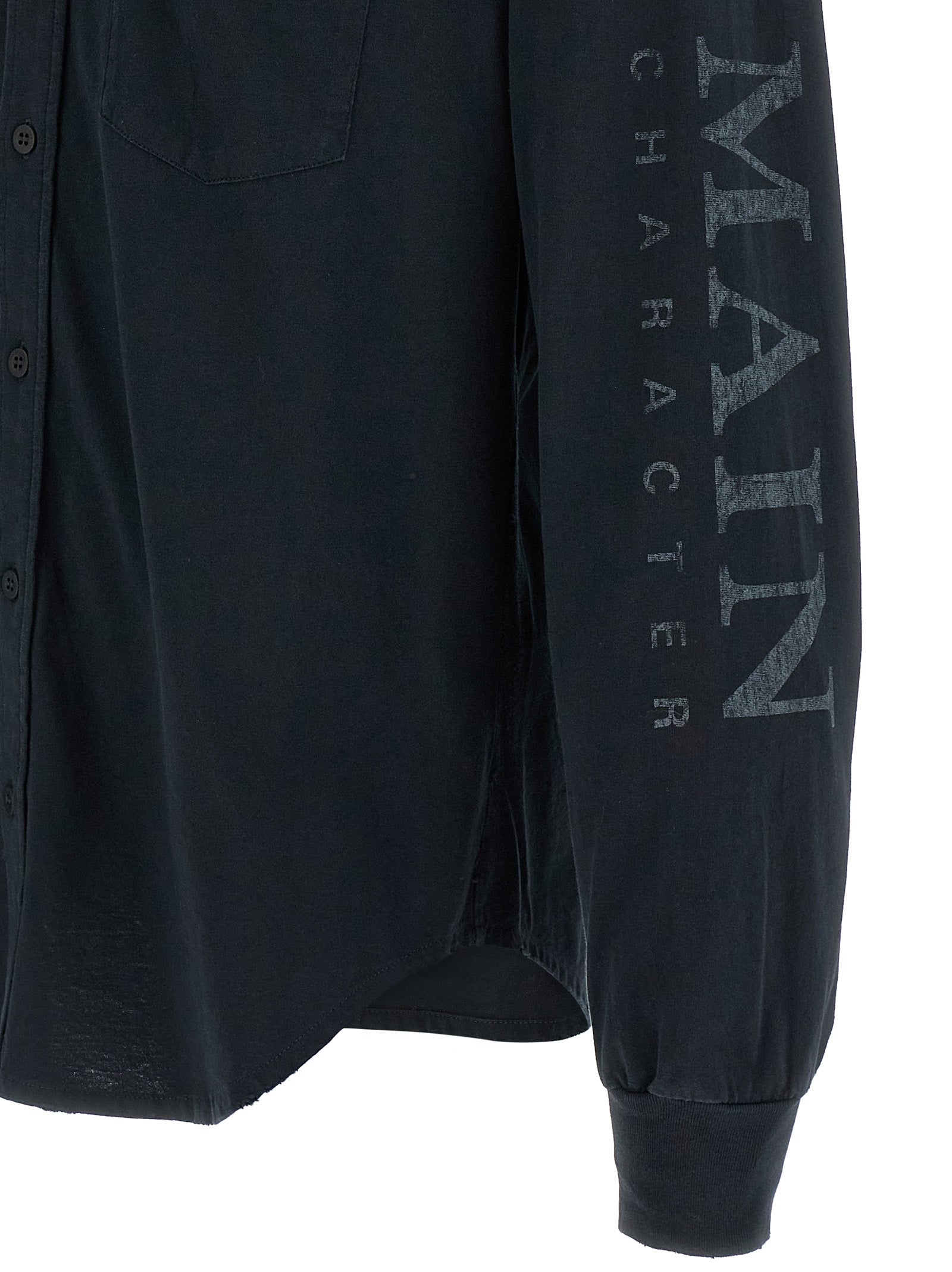Balenciaga Black Cotton Blouse - Artisanal Luxury Fashion