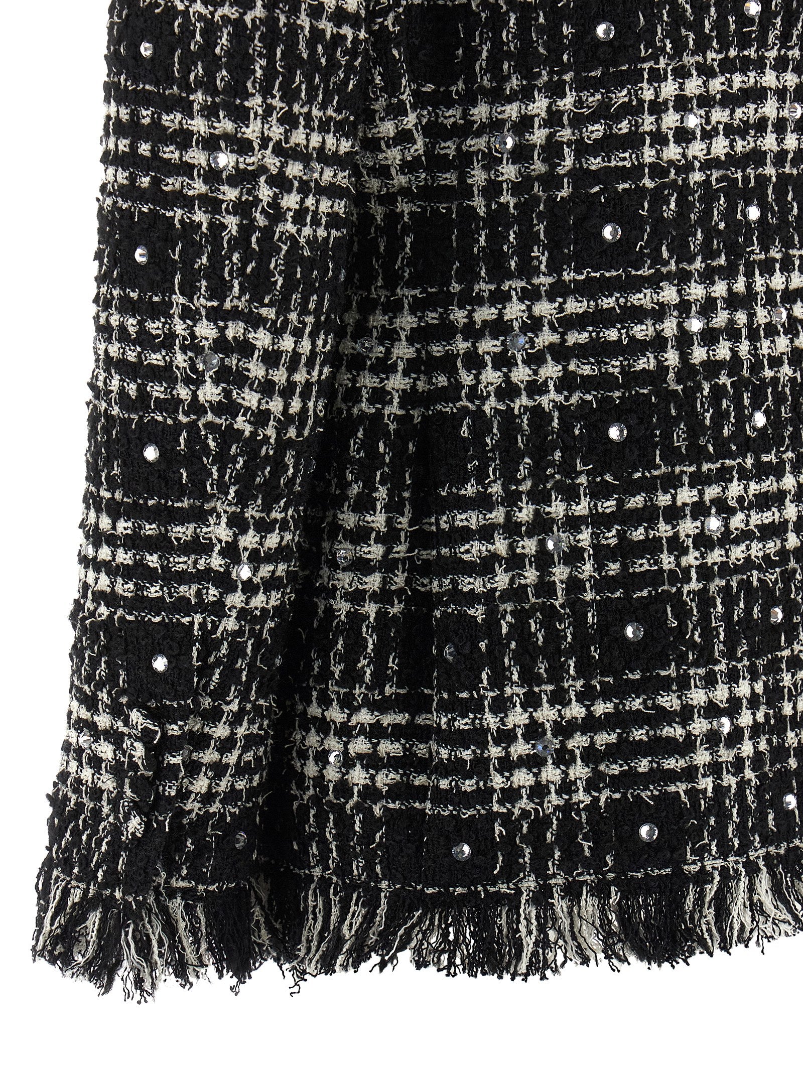Elevate your style with the Giuseppe Di Morabito Bicolor Cotton Blazer, a masterpiece of Italian craftsmanship adorned with rhinestones, perfect for the discerning fashion connoisseur.