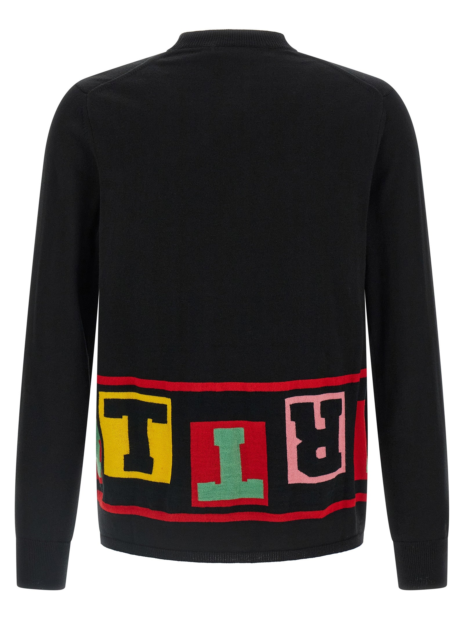 Comme Des Garçons Black Acetate Cardigan – Designer Couture Elegance