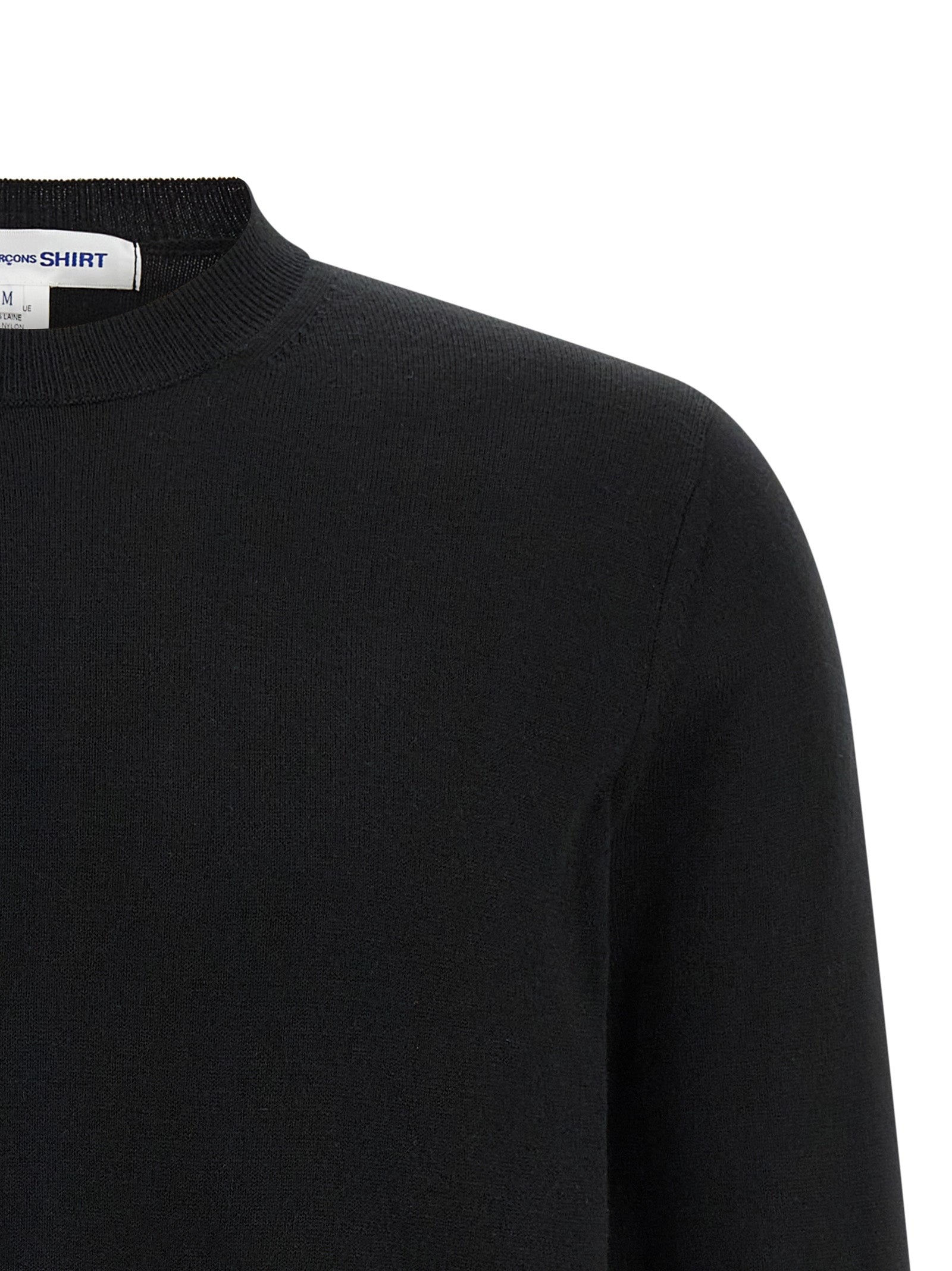 Comme Des Garçons Black Acetate Cardigan – Designer Couture Elegance