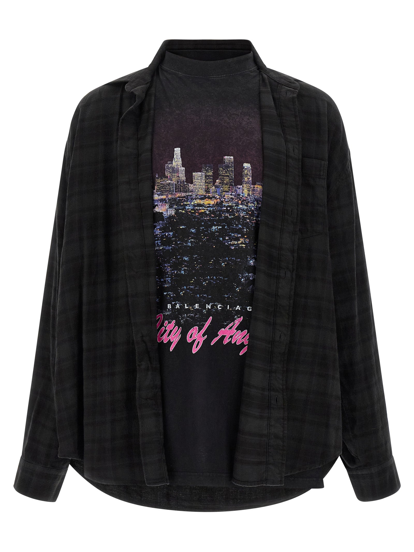 Balenciaga Black Cotton Blouse - Designer Couture Masterpiece