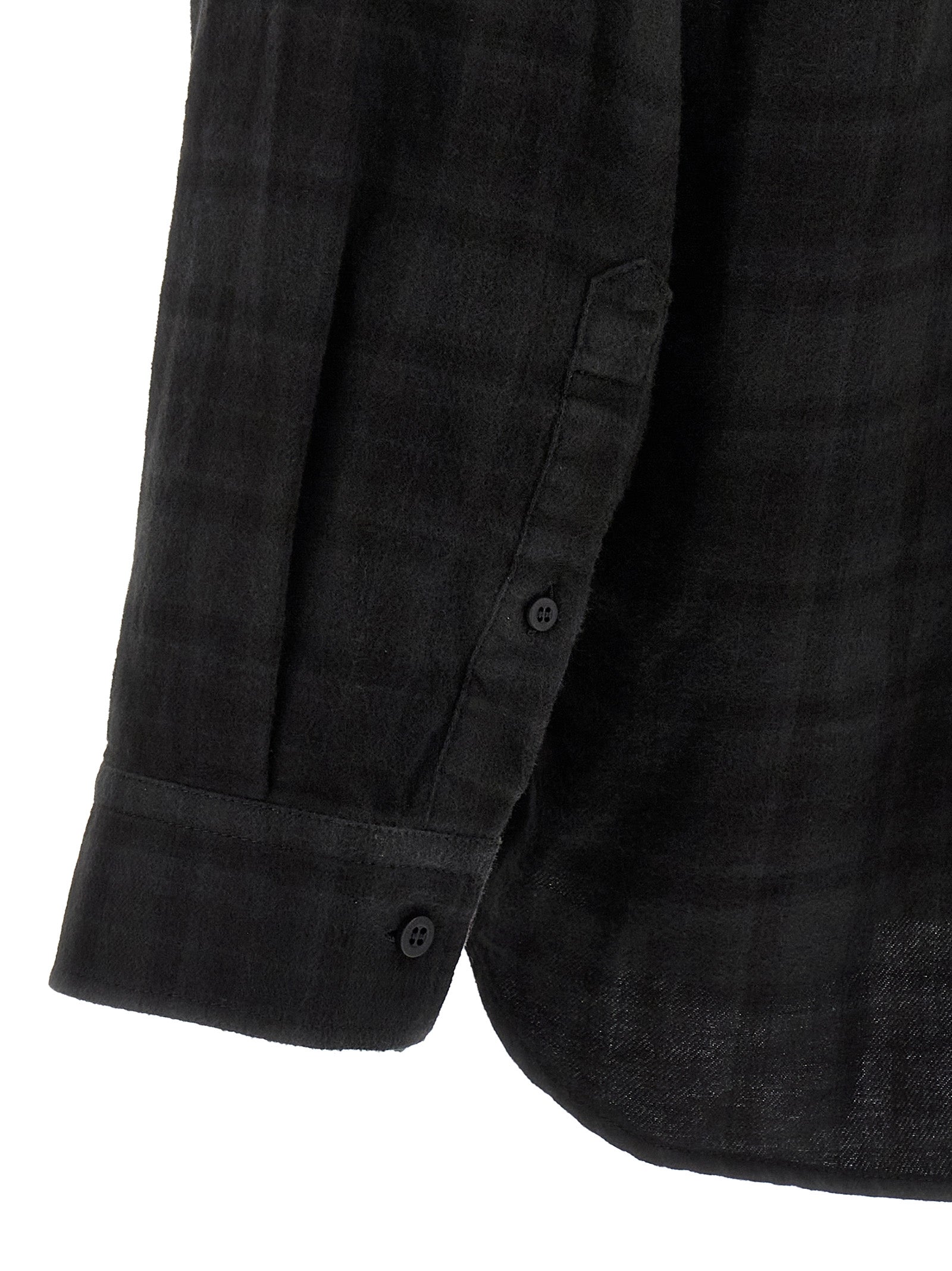Balenciaga Black Cotton Blouse - Designer Couture Masterpiece