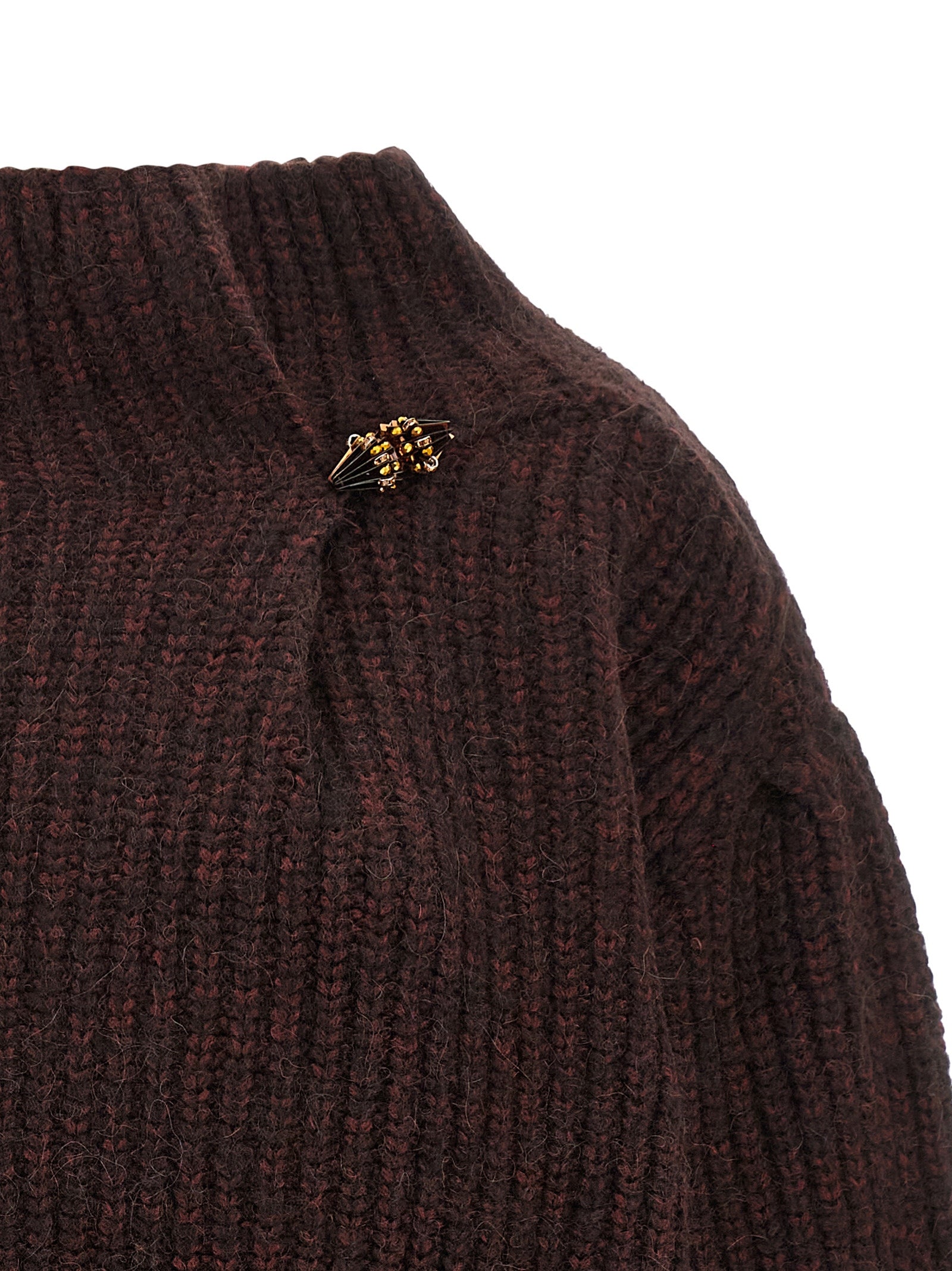Dries Van Noten Multicolor Wool Cardigan