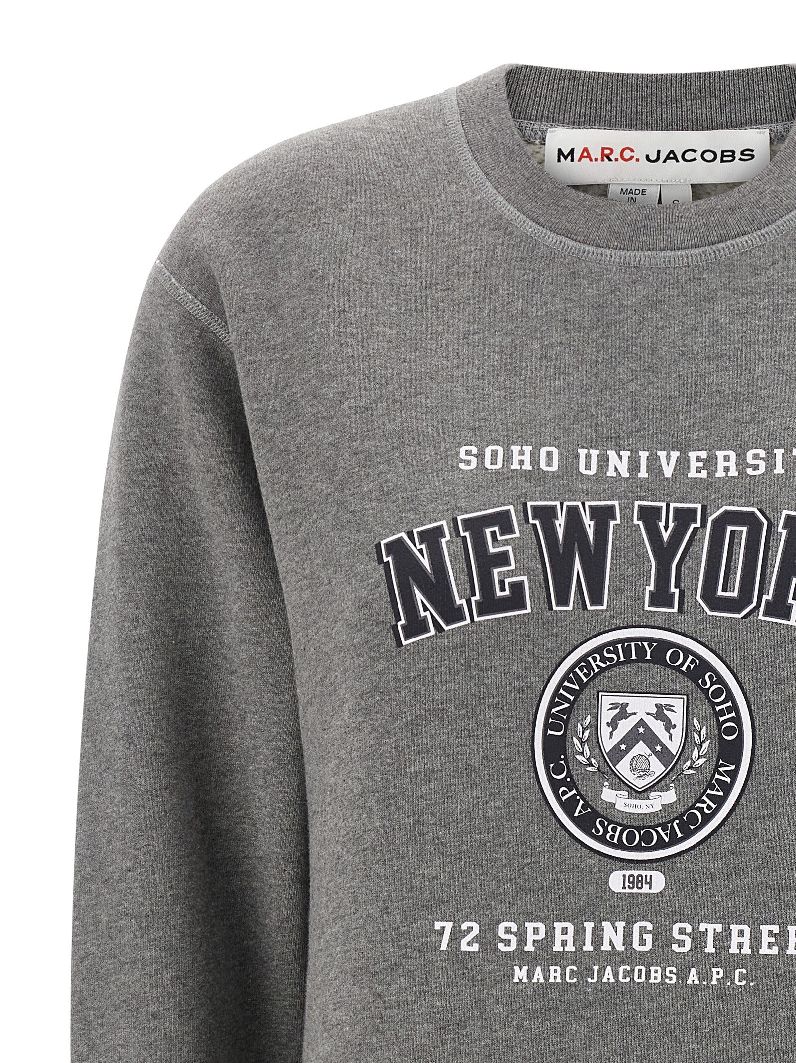 A.P.C. Gray Cotton Sweatshirt