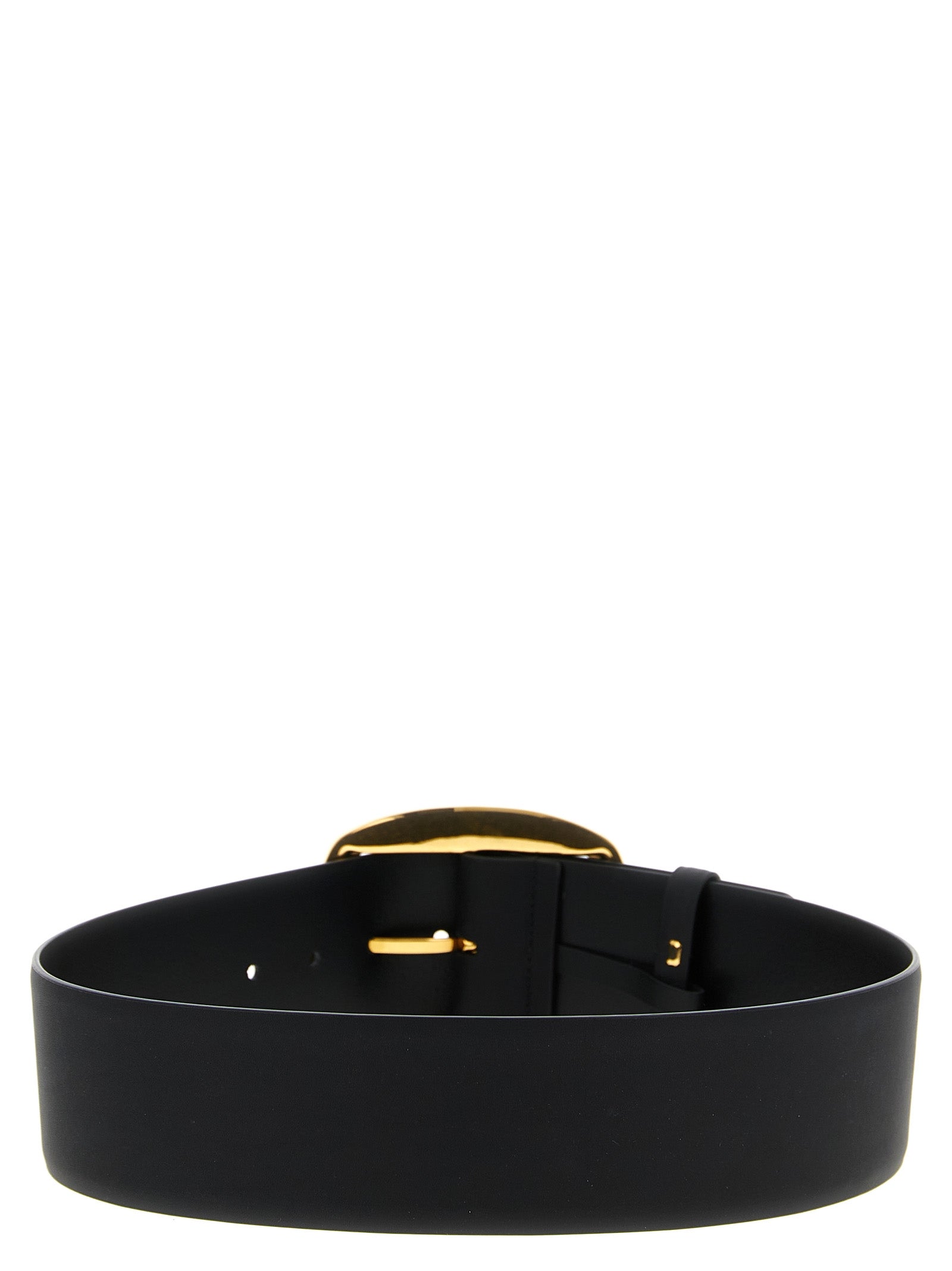 Dolce & Gabbana Black Calfskin Regular Belt