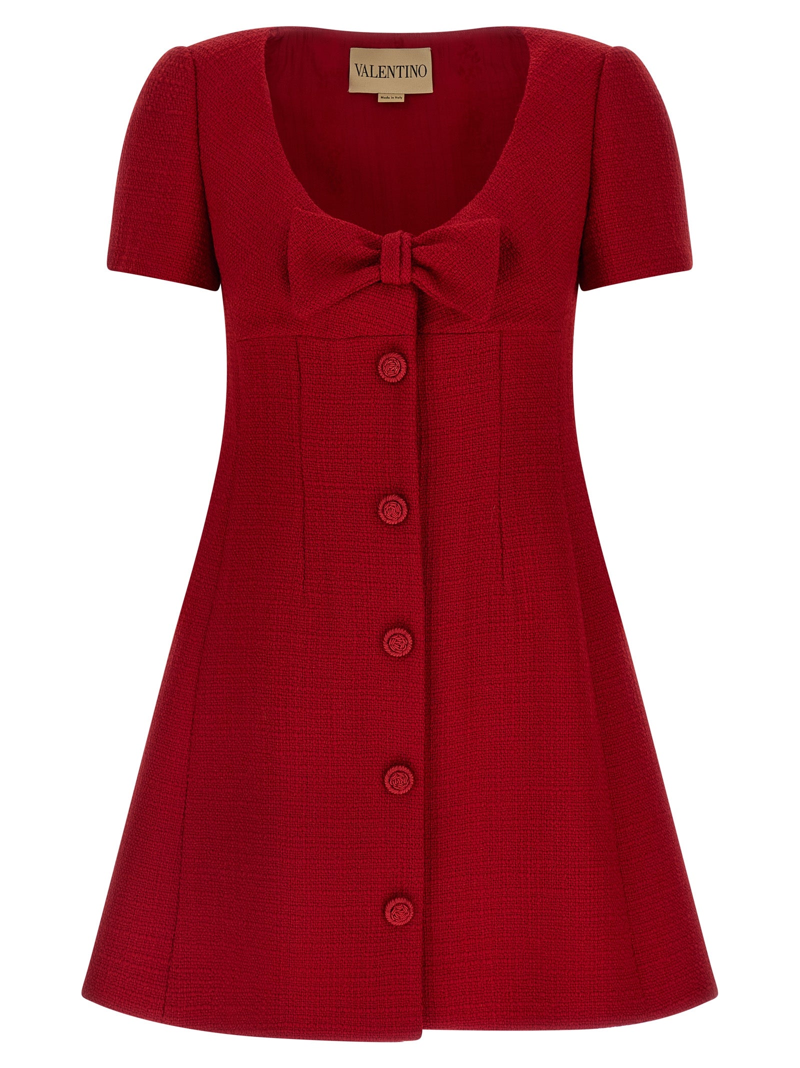 Indulge in the Valentino Garavani Multicolor Virgin Wool Short Dress, a masterpiece of exquisite craftsmanship and luxurious comfort, perfect for making unforgettable impressions.