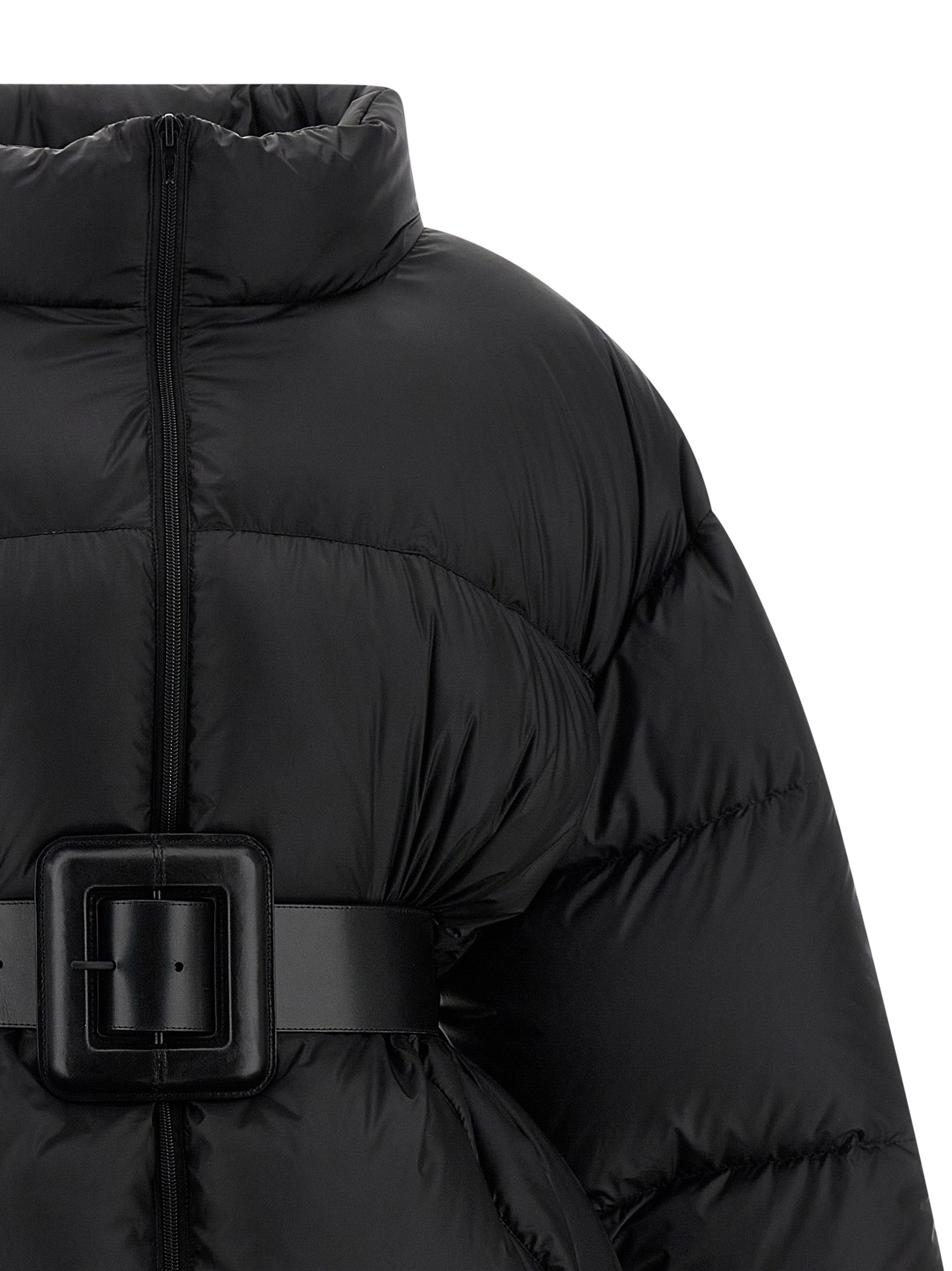 Balenciaga Black Polyamide Full-Length Jacket