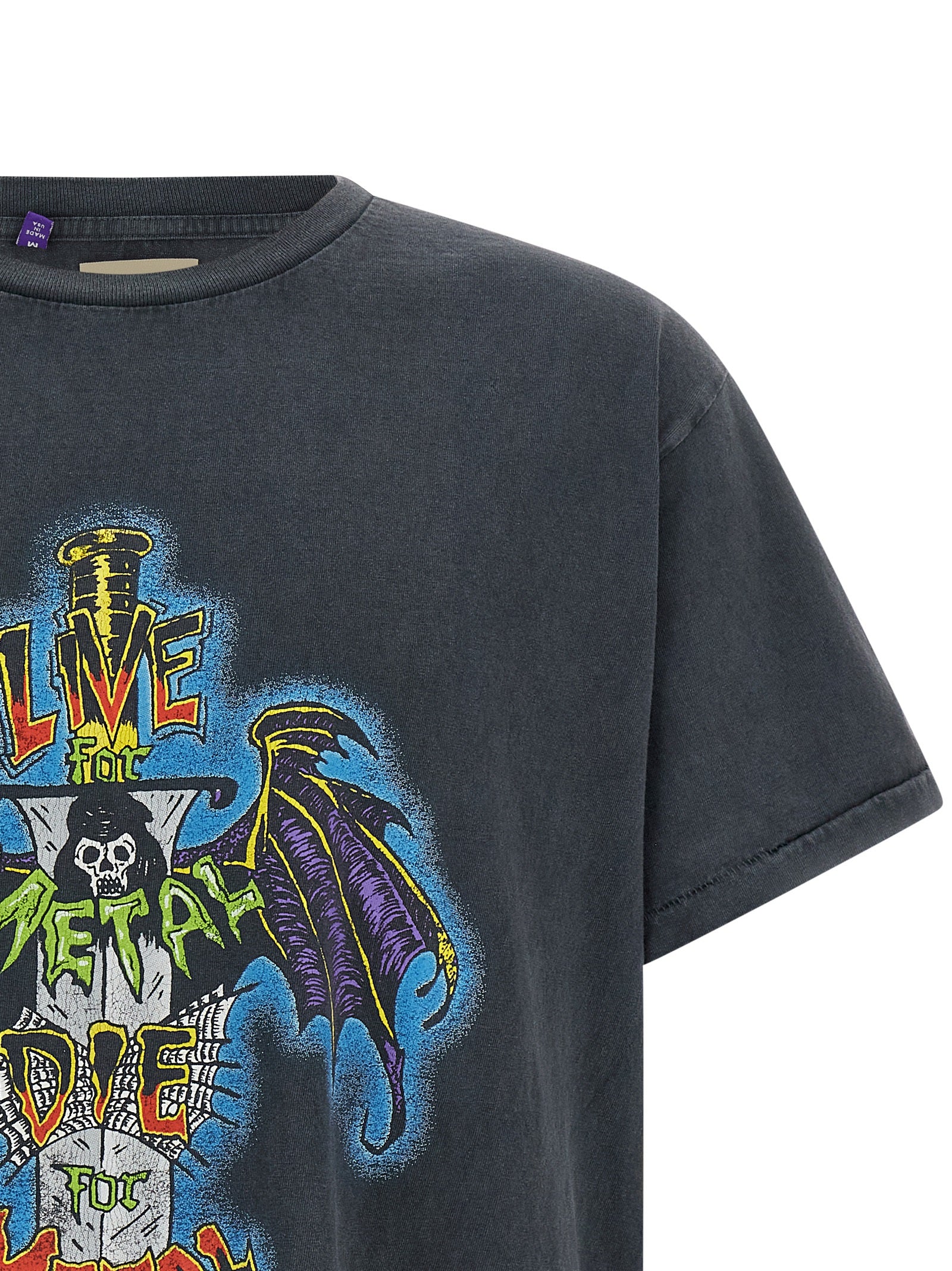 GALLERY DEPT. Black Cotton T-Shirt