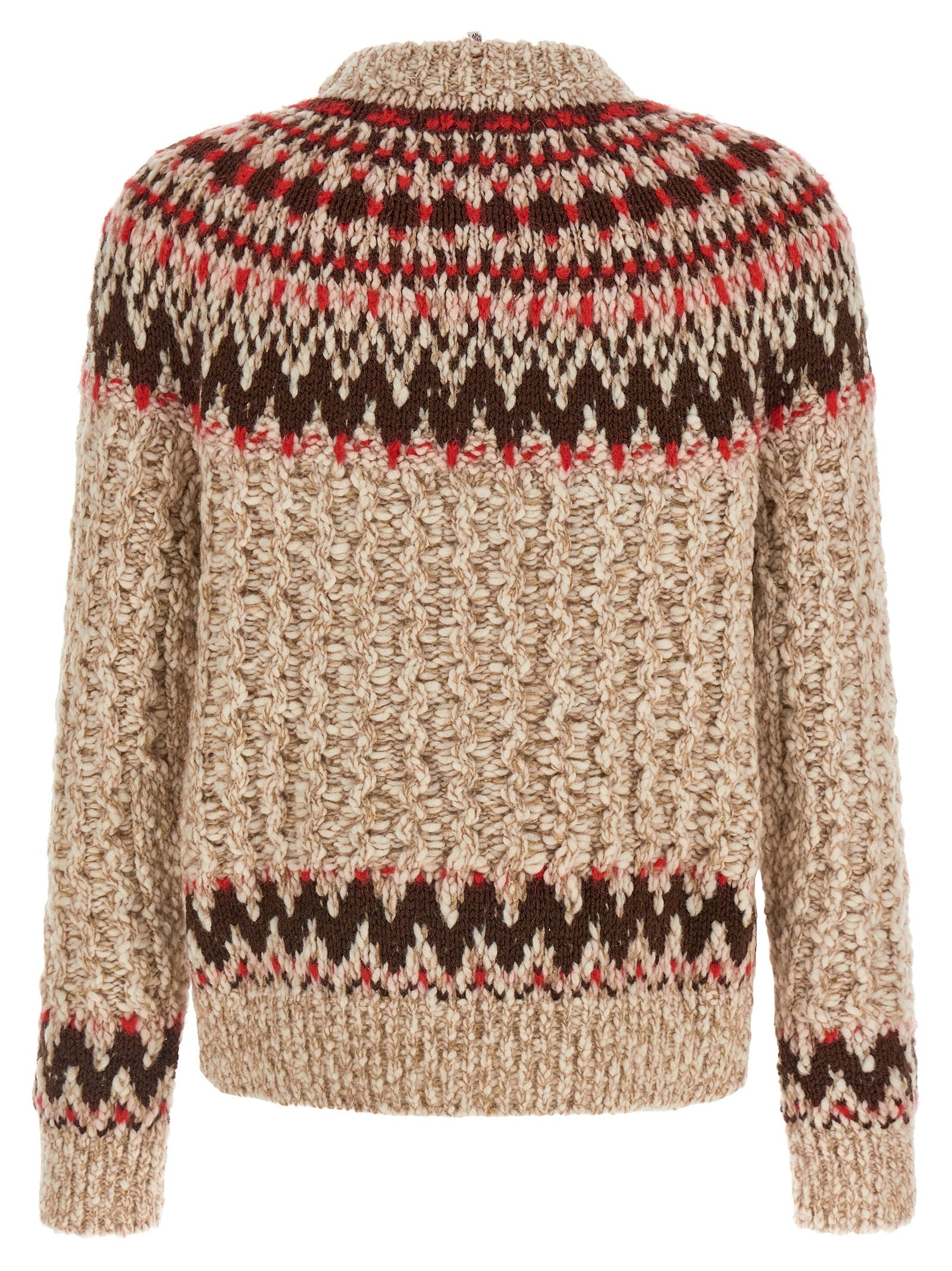 Moncler Grenoble Multicolor Wool Cardigan