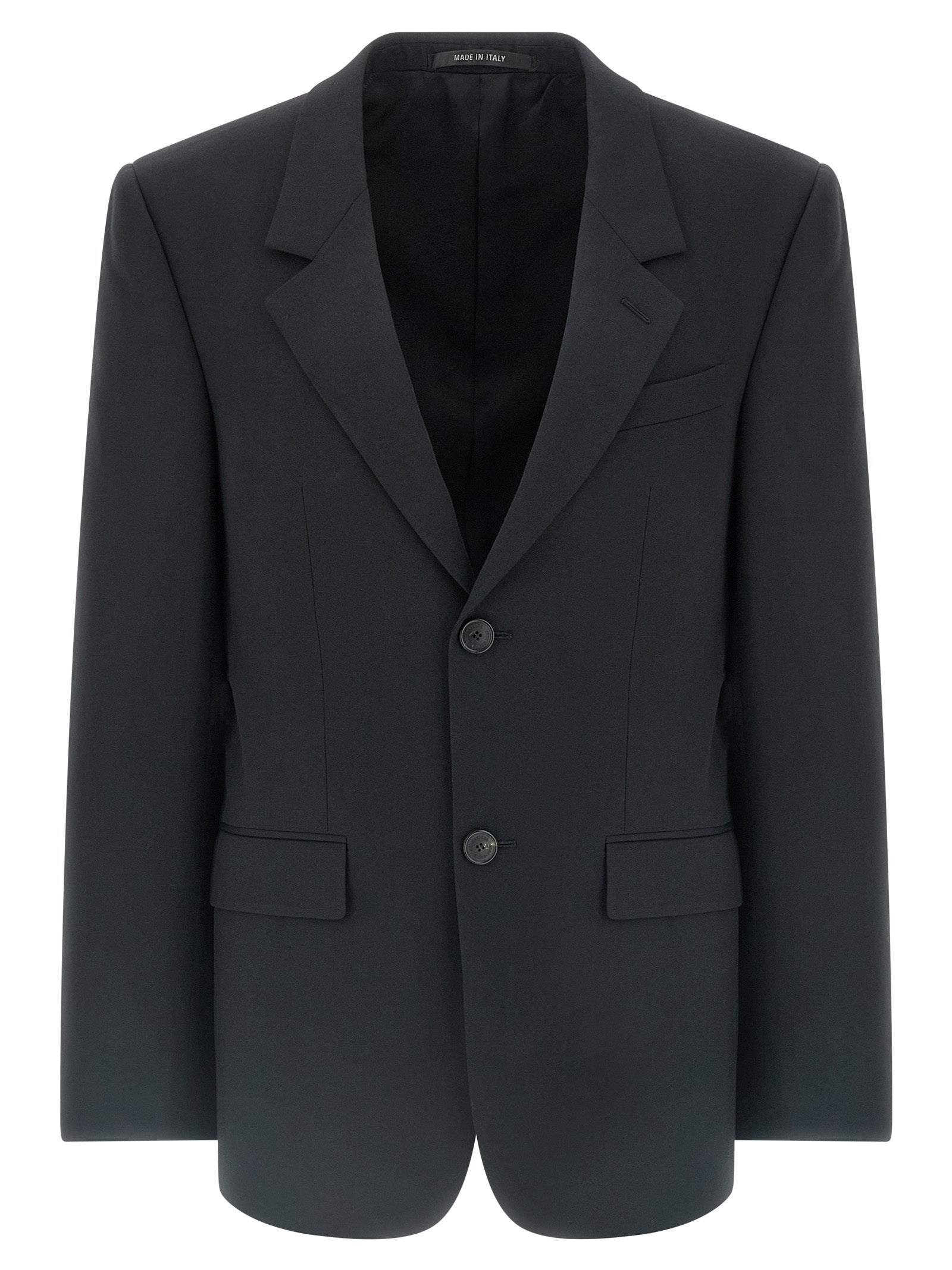Balenciaga Black Wool Blazer - Artisanal Tailored Luxury