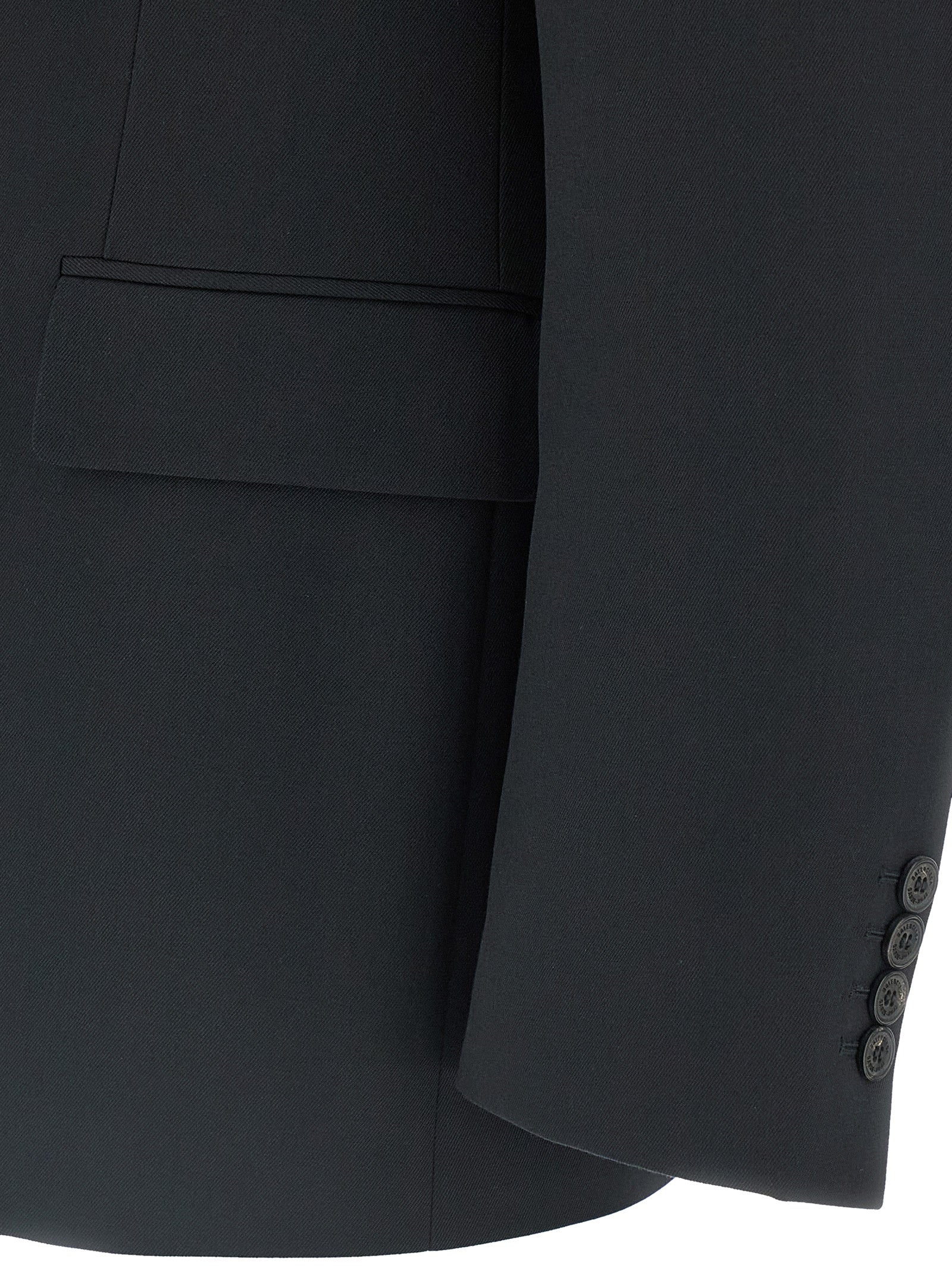 Balenciaga Black Wool Blazer - Artisanal Luxury Tailoring